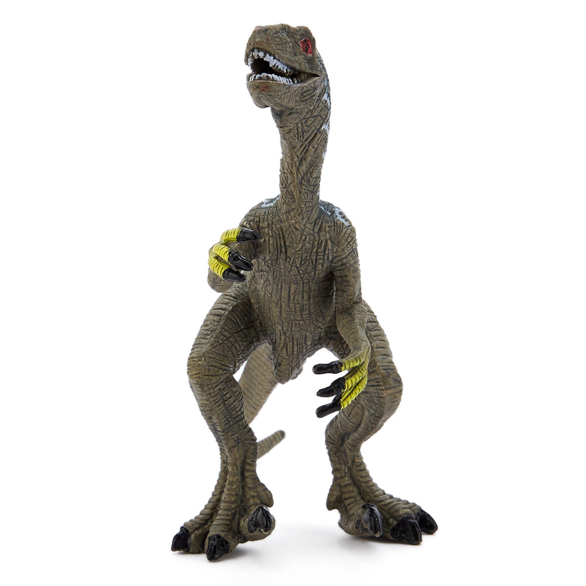 Green - Zappi Co - Zappi Co Dino Figure - Velociraptor Blue / Grey - 3