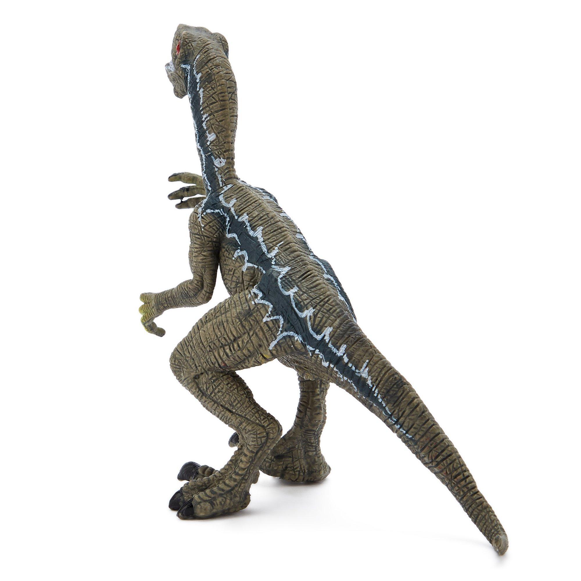 Green - Zappi Co - Zappi Co Dino Figure - Velociraptor Blue / Grey - 4