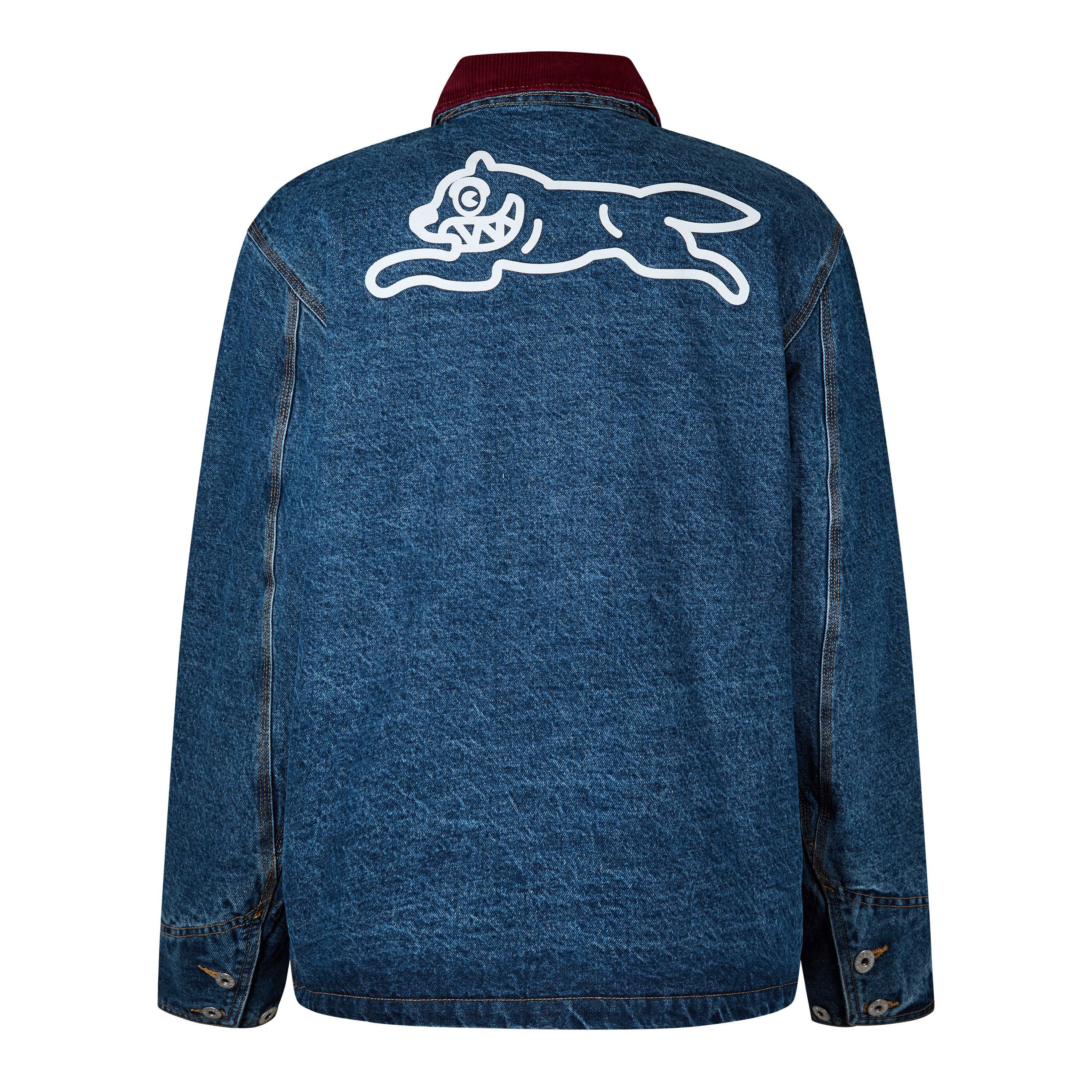 INDIGO - ICECREAM - Men's Chore Cotton Long Sleeve Denim Jacket - 2