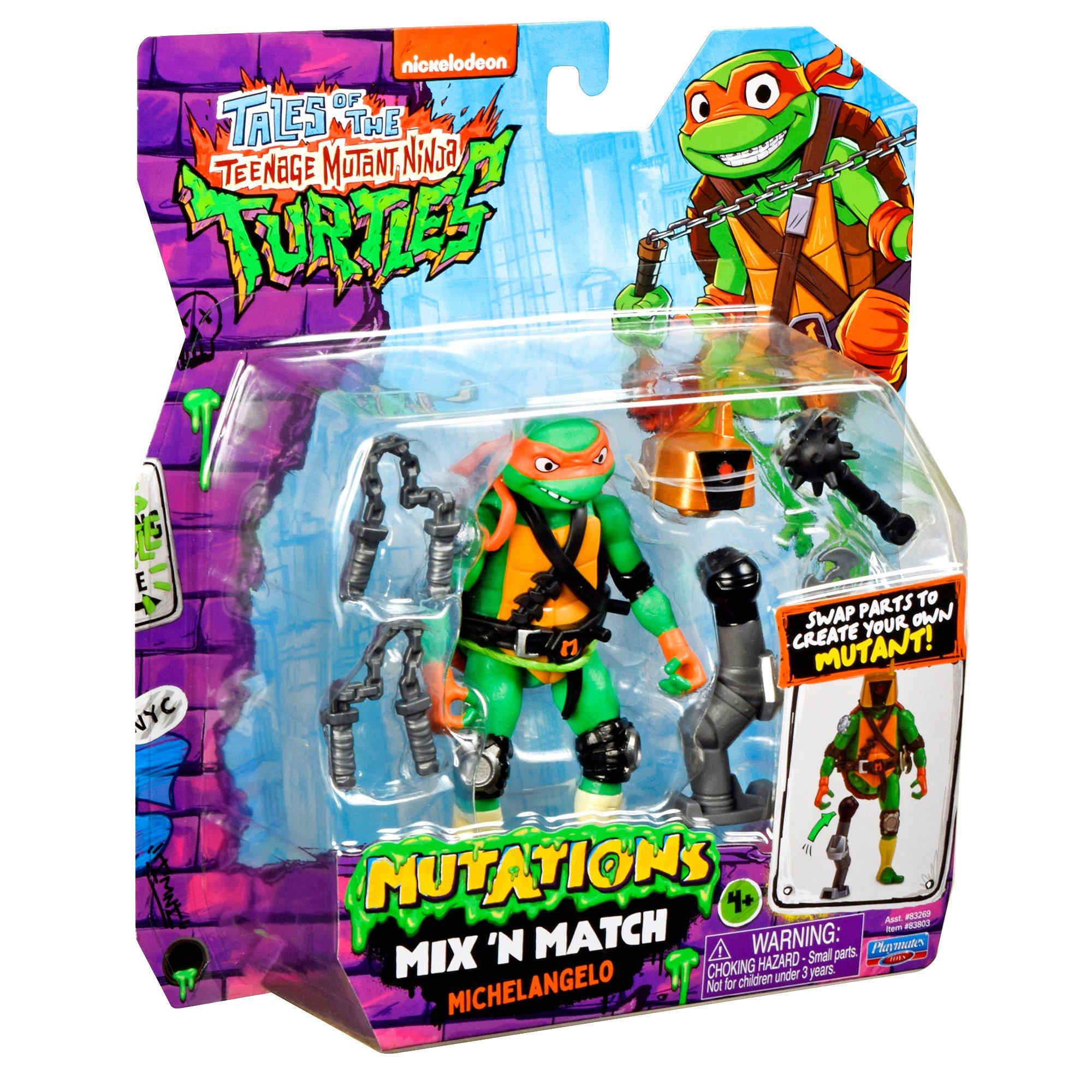 Teenage Mutant Ninja Turtles Tales of Teenage Mutant Ninja Turtles: Mutations Mix and Match 4.5-Inch Michelangelo