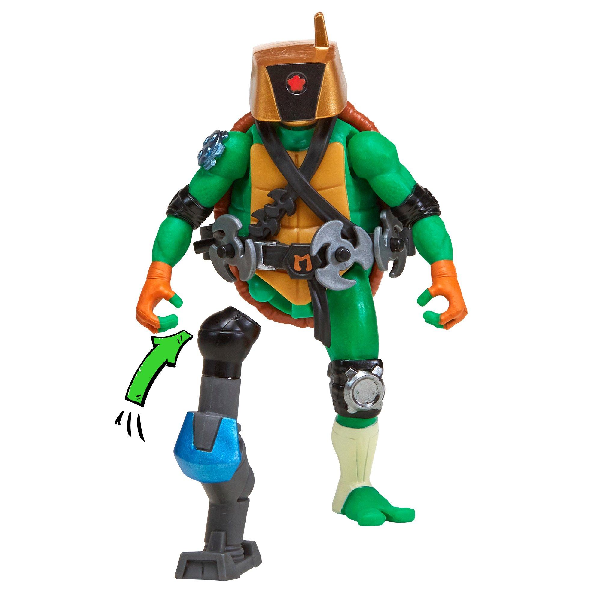 83803CO - Teenage Mutant Ninja Turtles - Tales of Teenage Mutant Ninja Turtles: Mutations Mix and Match 4.5-Inch Michelangelo - 3