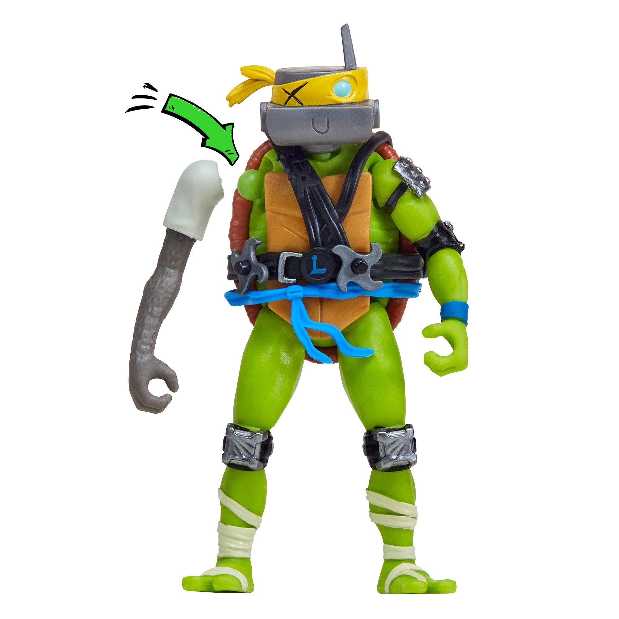 83801CO - Teenage Mutant Ninja Turtles - Tales of Teenage Mutant Ninja Turtles: Mutations Mix and Match 4.5-Inch Leonardo - 3