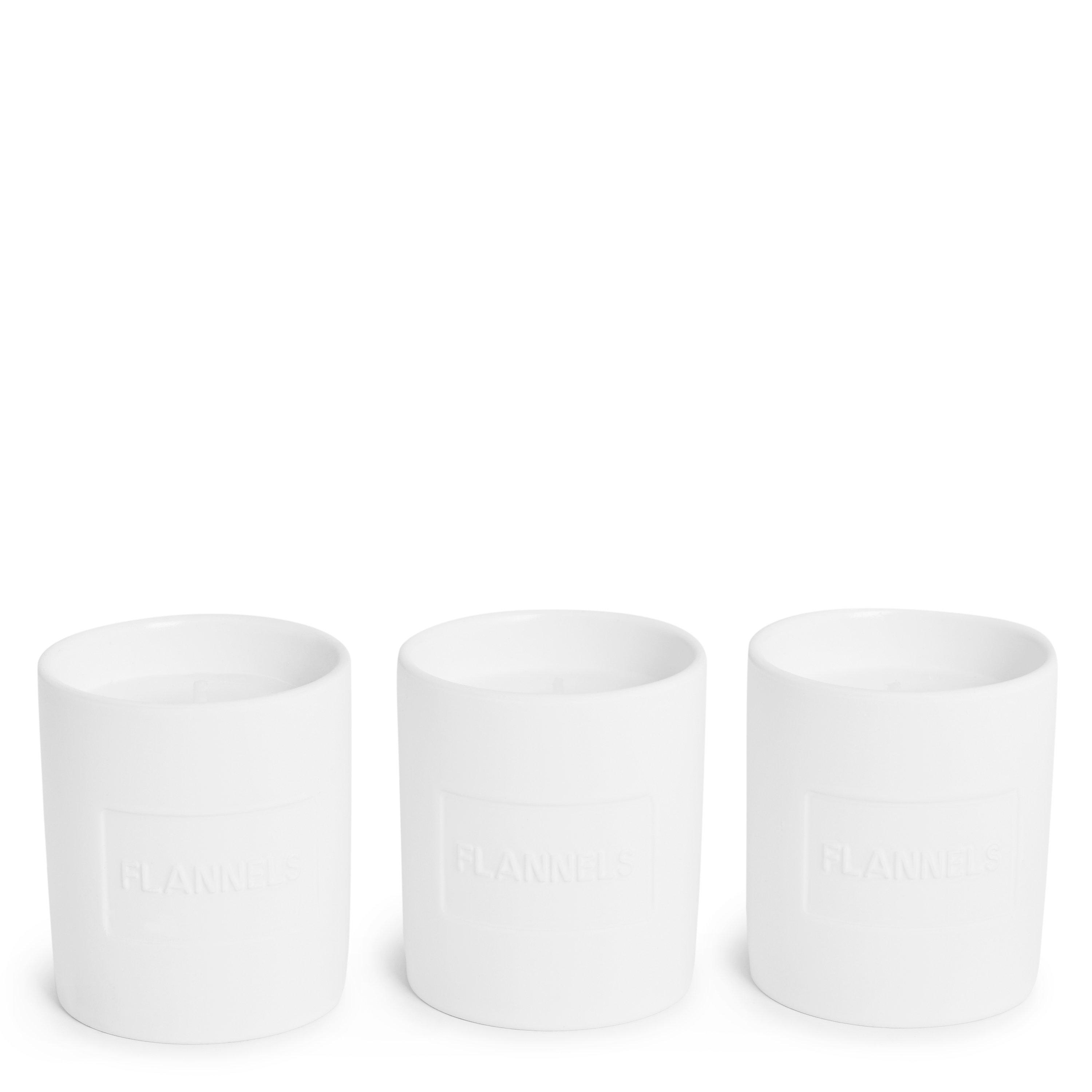 New Luxury - Flannels - 3x85g Candle - 1
