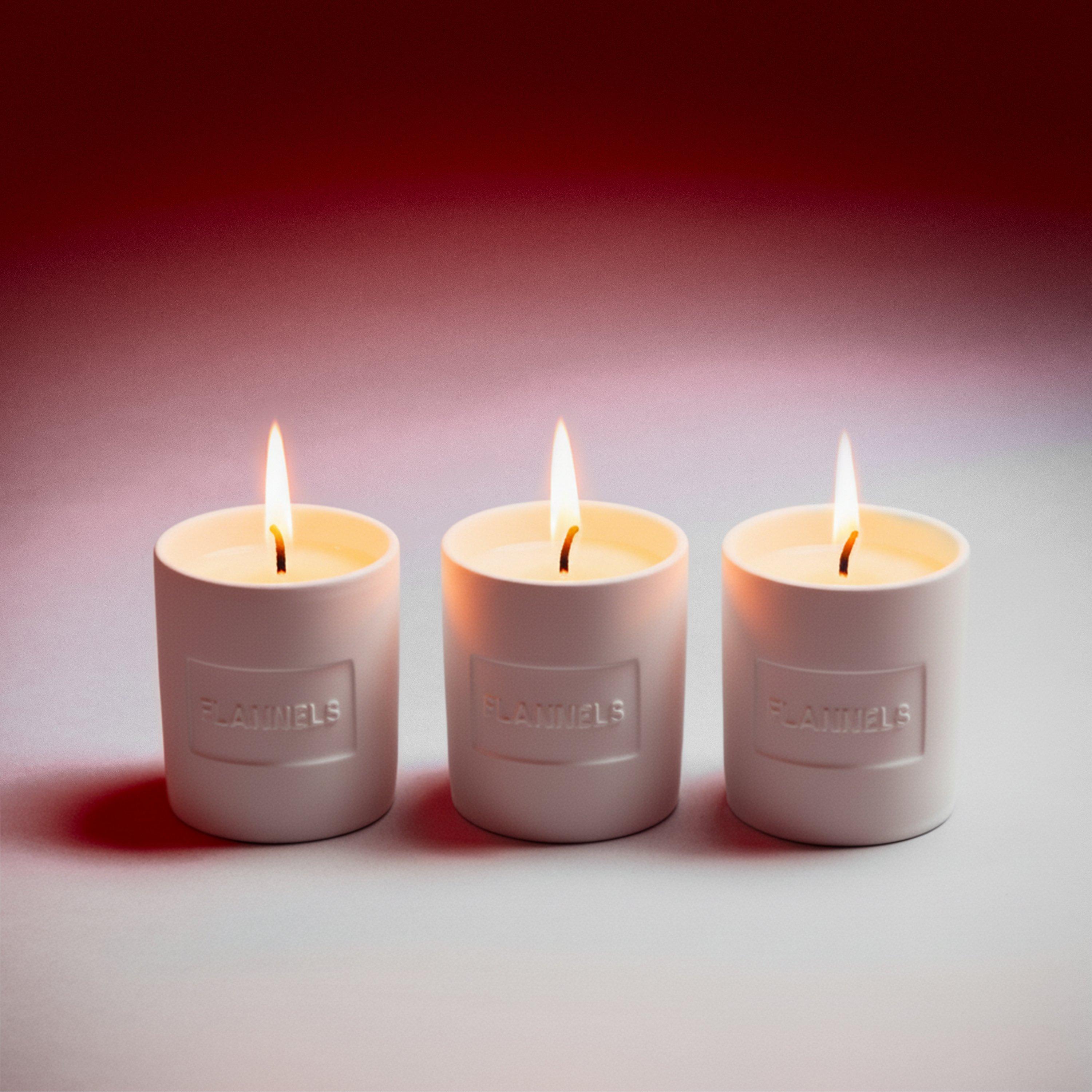 New Luxury - Flannels - 3x85g Candle - 5