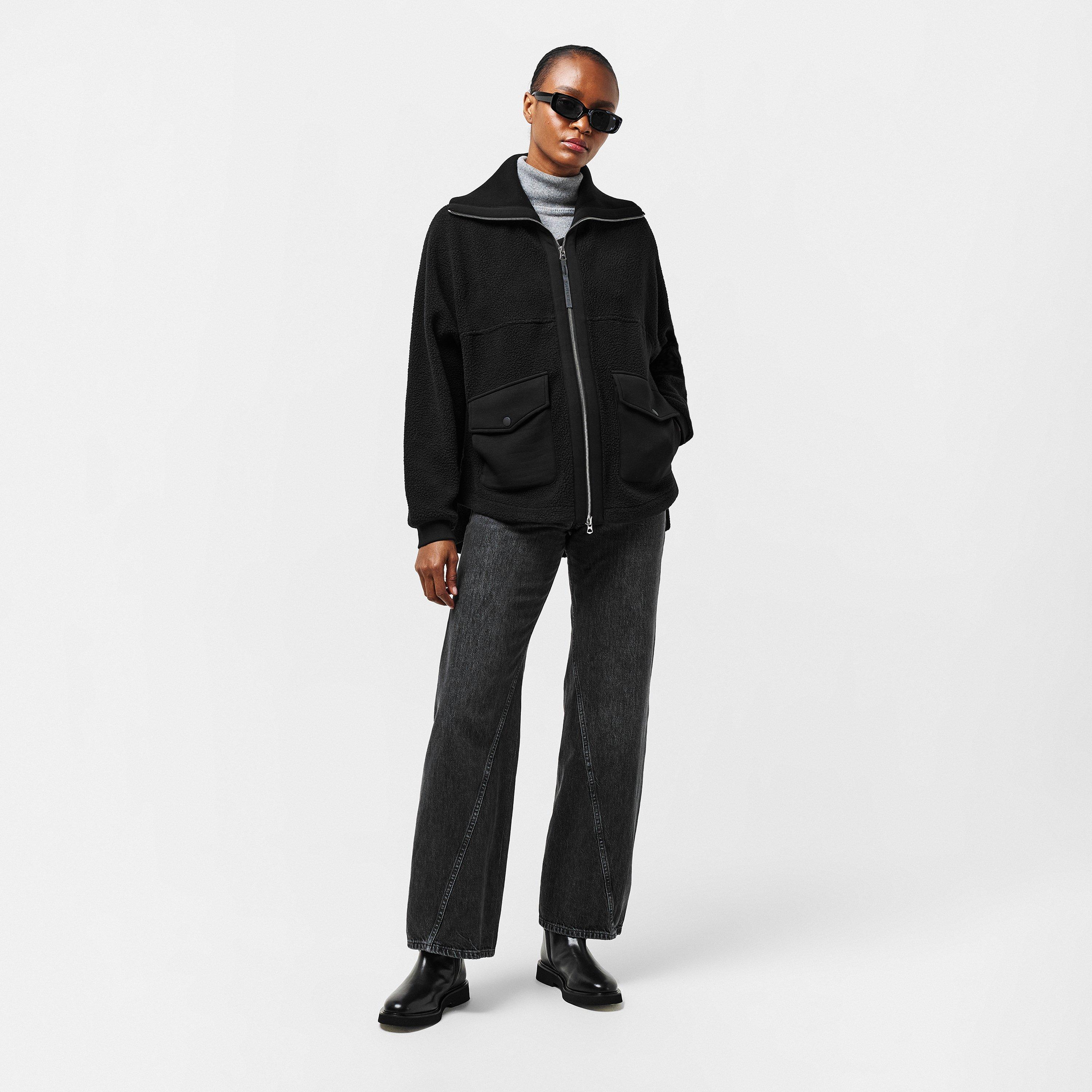 black - Varley - Womens Eleanor Fleece - 6