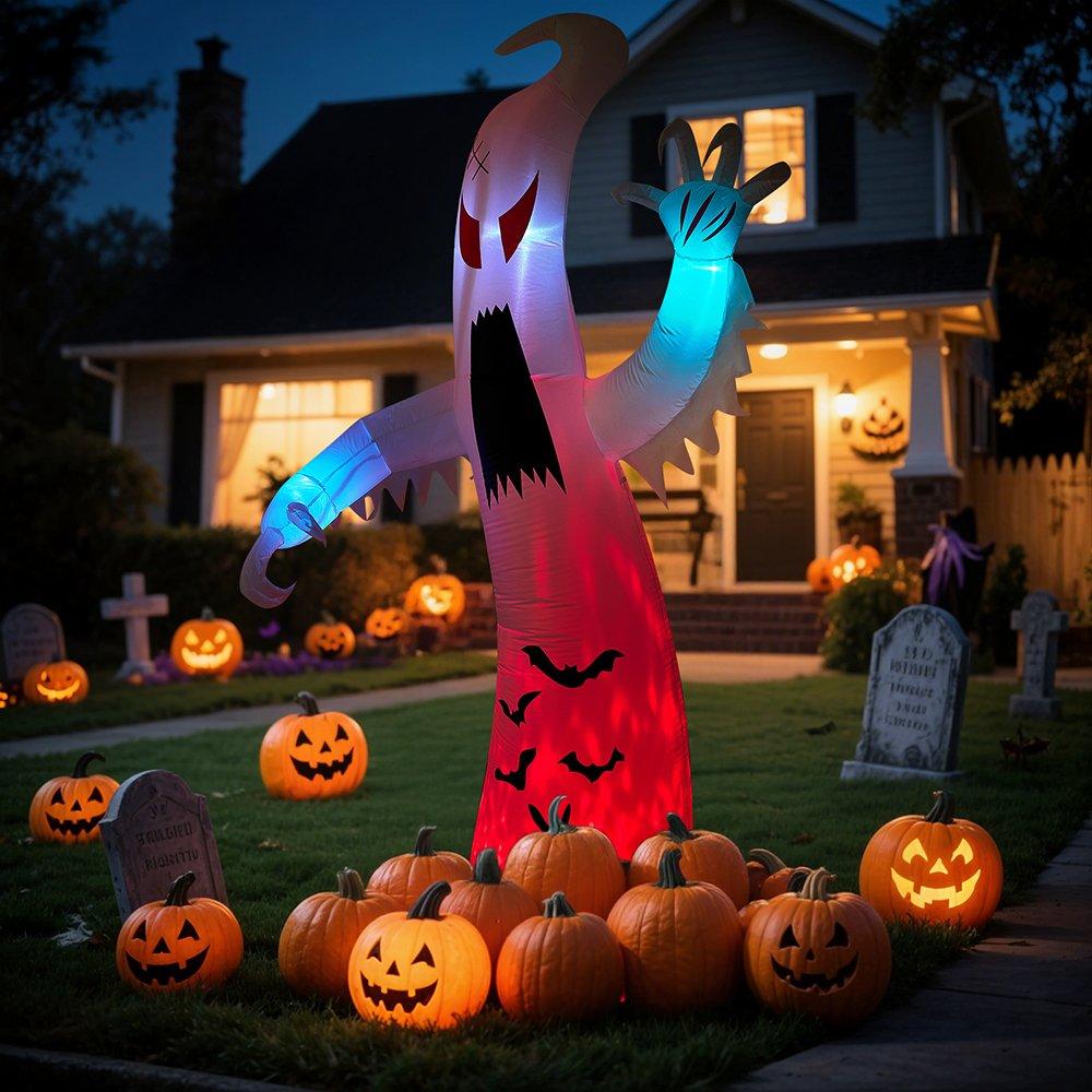 Ghost - LIFE IDEAS - LIFE IDEAS 6ft Inflatable Spooky Ghost Decorations 64 - 1