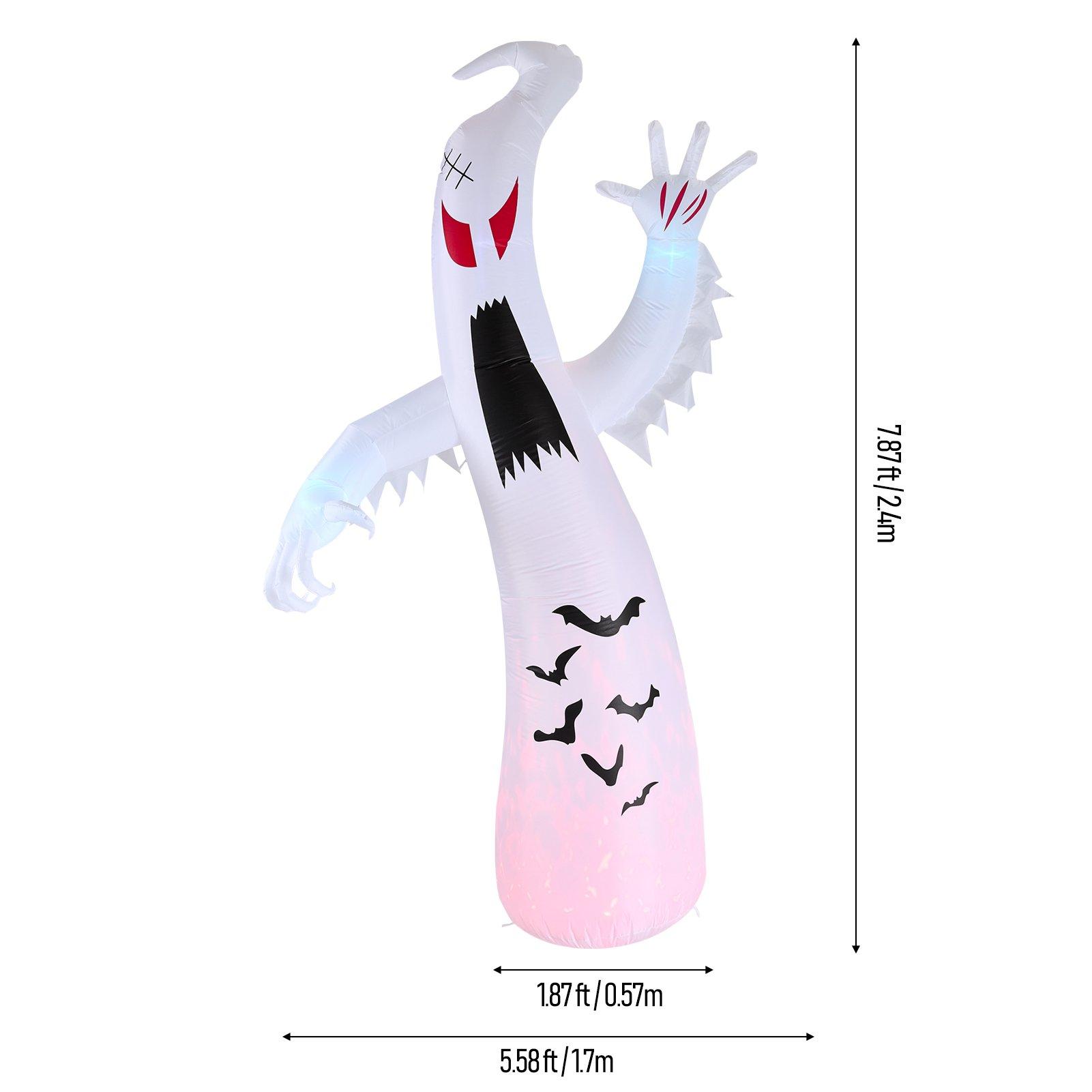 Ghost - LIFE IDEAS - LIFE IDEAS 6ft Inflatable Spooky Ghost Decorations 64 - 14