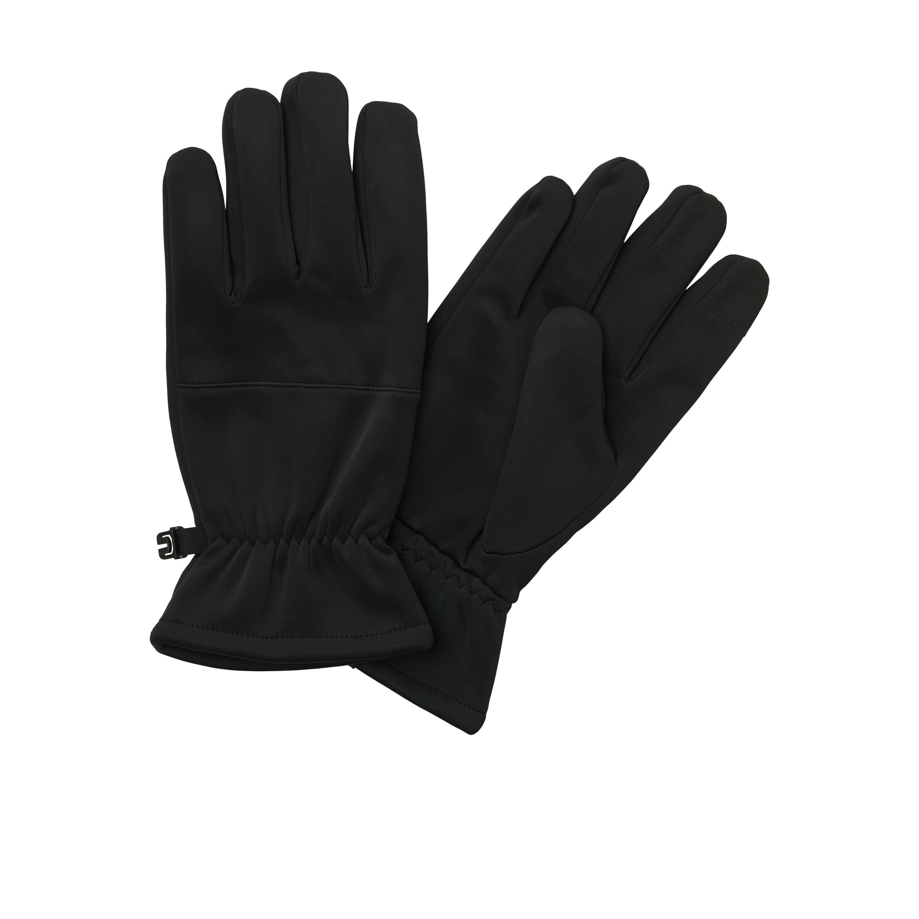 Schwarz - Jack and Jones - Tech Fleece Gloves - 2