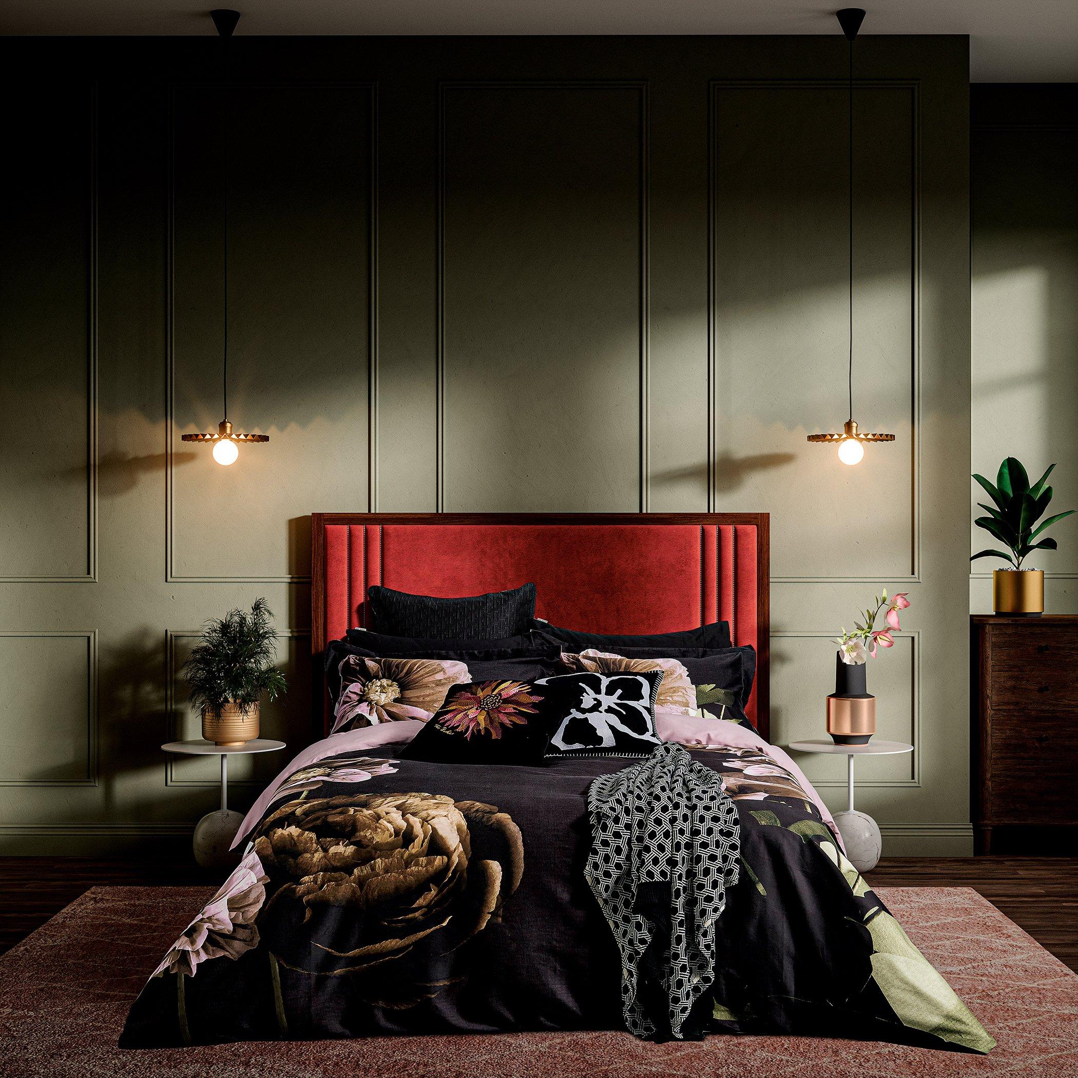 Black - Ted Baker Home - Paper Floral Duvet Cover Set - 1