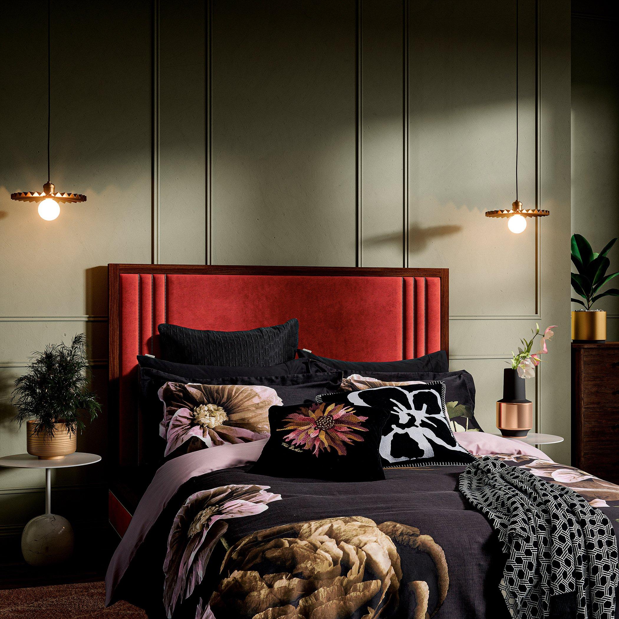 Black - Ted Baker Home - Paper Floral Duvet Cover Set - 2