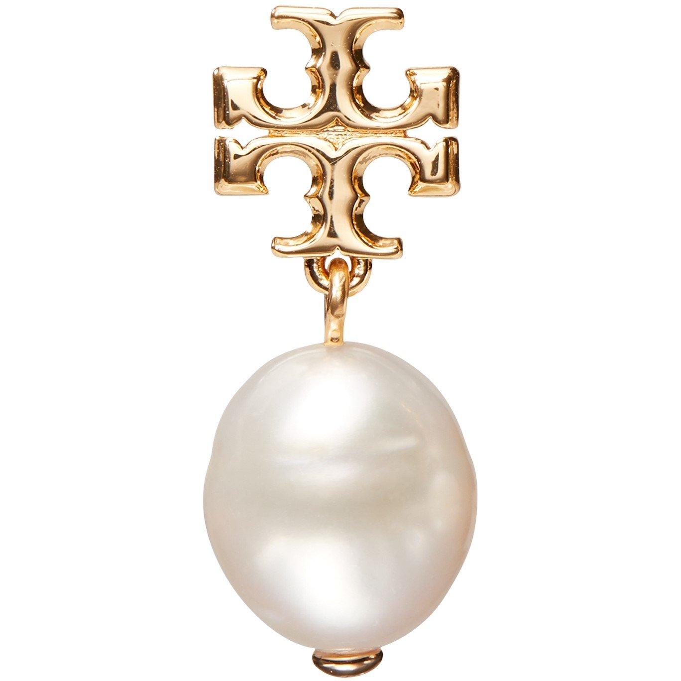 Gold/New Ivory - Tory Burch - Kira Pearl Earring - 2