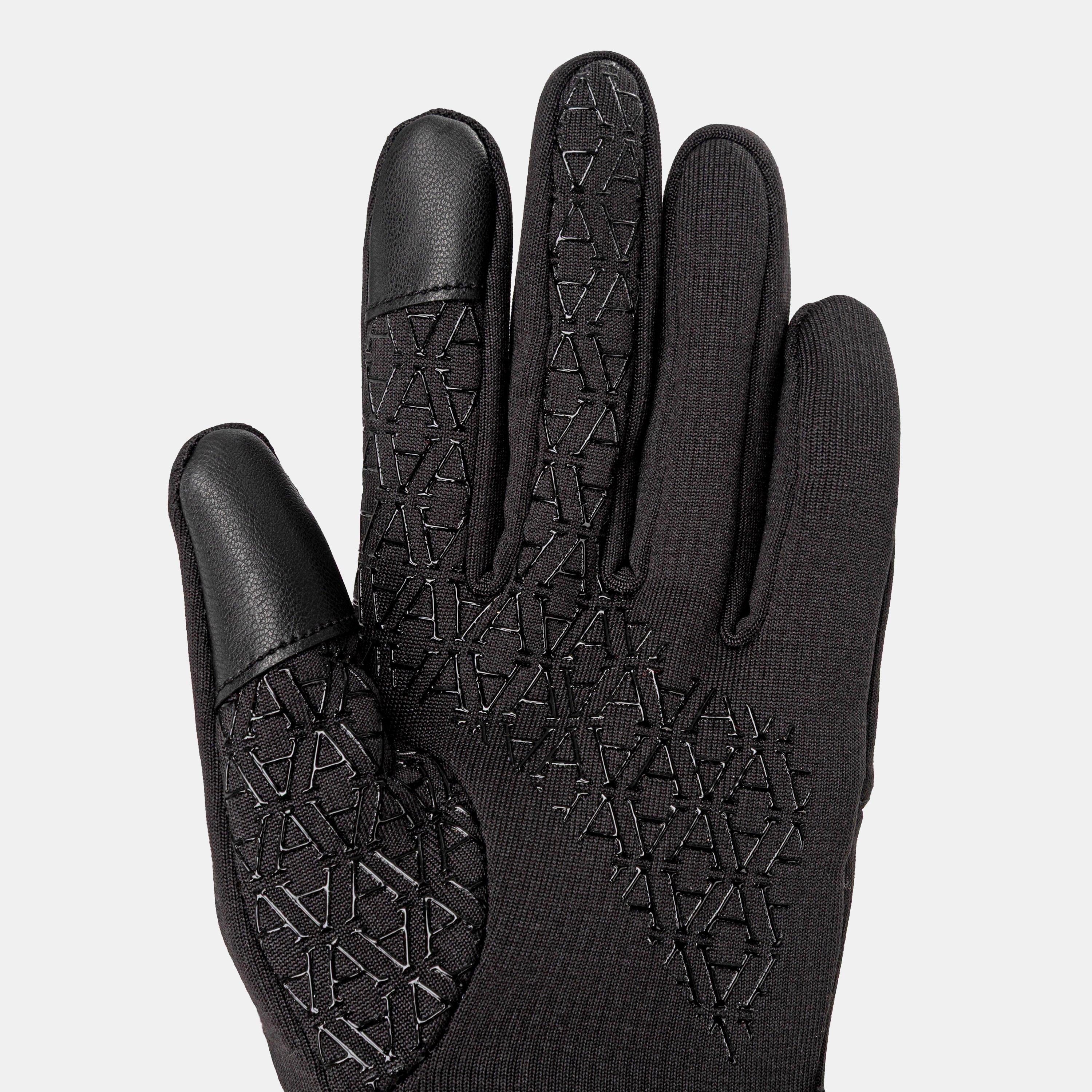 Black - Arctic Army - Men's Polar Grip Gloves,  Grip - 3
