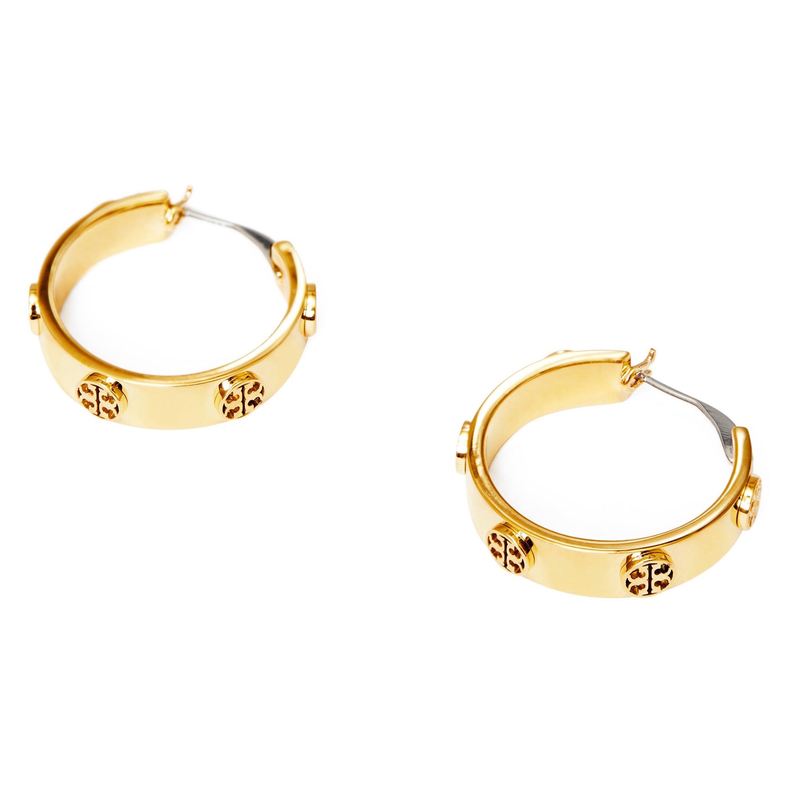 Gold - Tory Burch - Miller Stud Hoop - 3