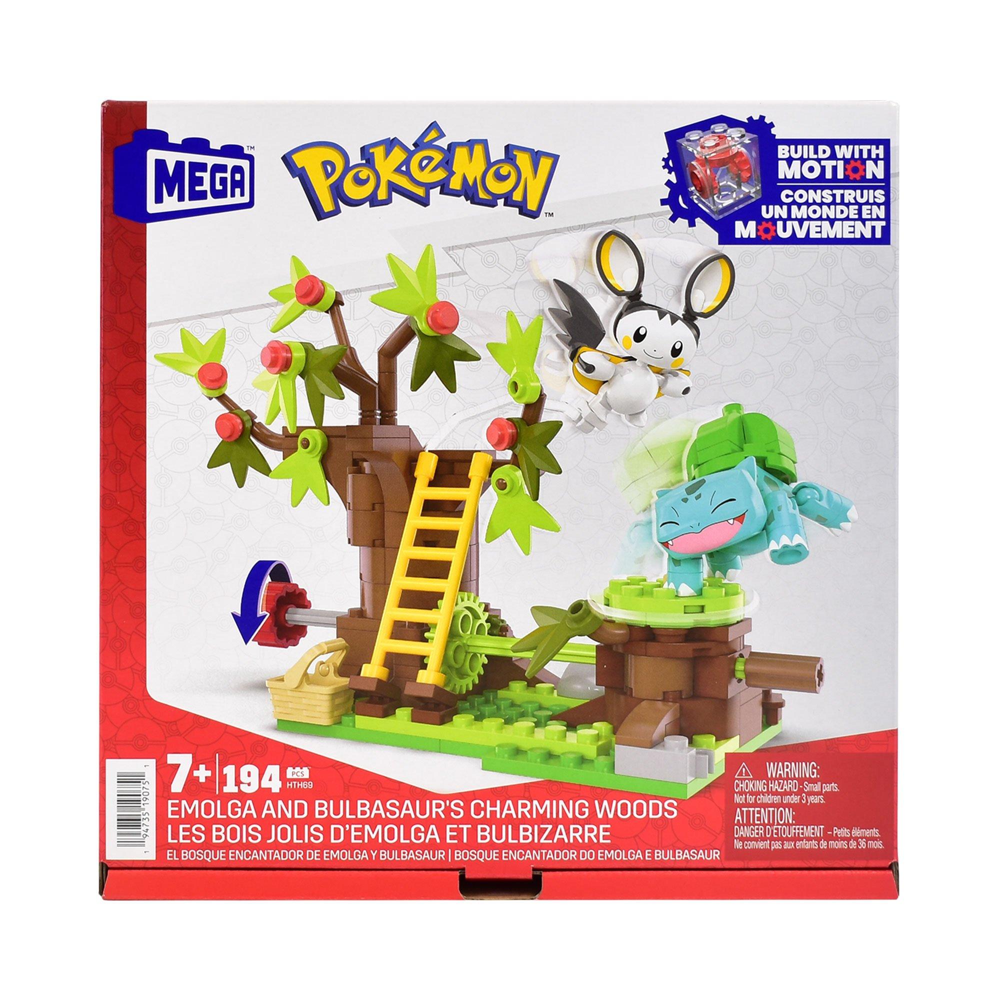 Multi - Mattel - Kids' Pokemon Emolga & Bulbasaur Charming Woods Action Figures