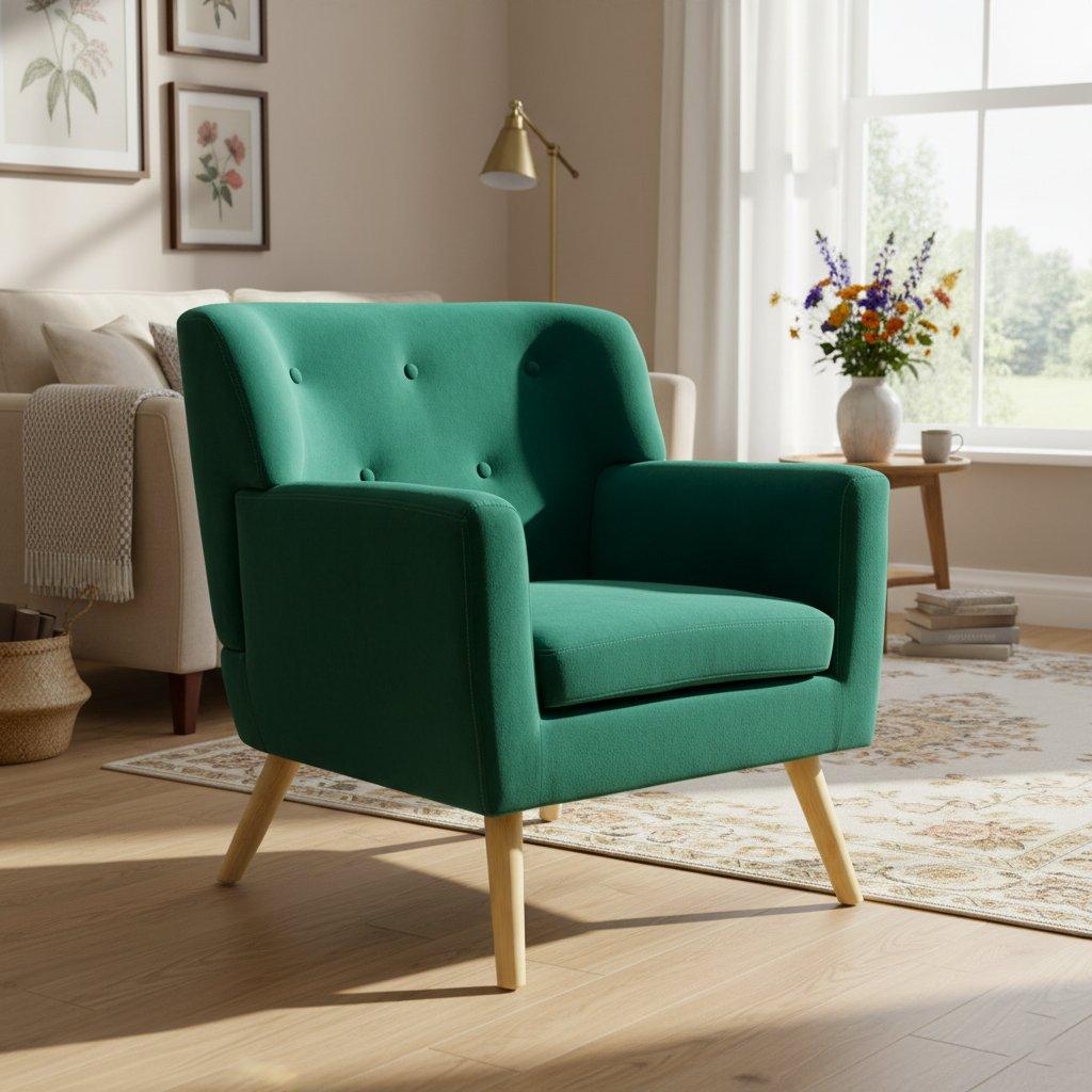 Green Velvet - Biba - Accent Armchair - 1
