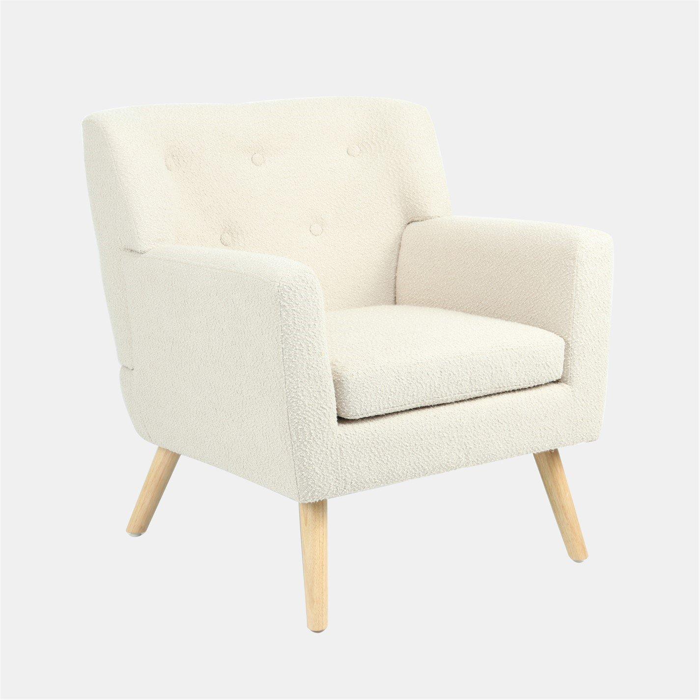 Beige Boucle - Biba - Accent Armchair - 2