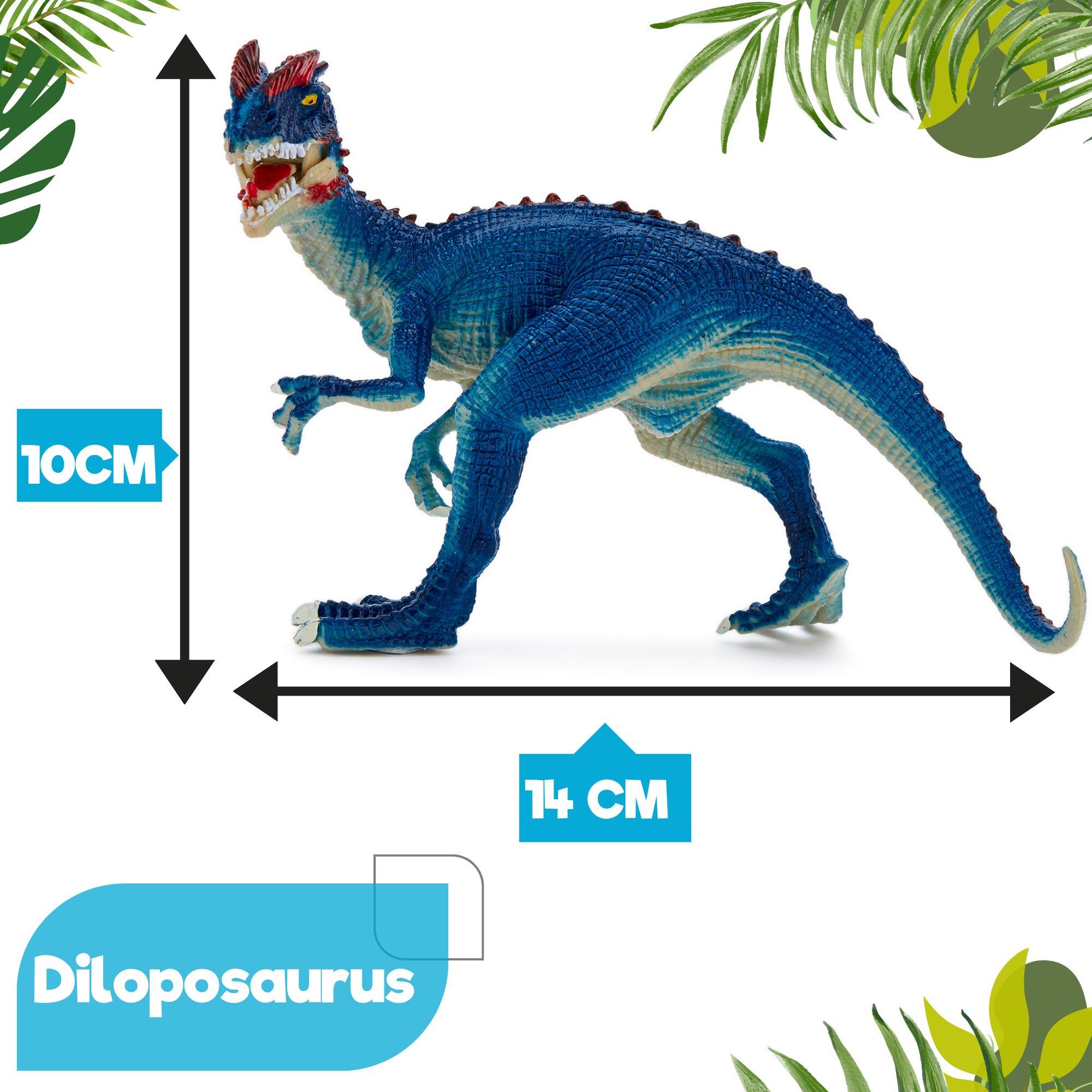 Blue - Zappi Co - Zappi Co Dino Figure - Diloposaurus - 2