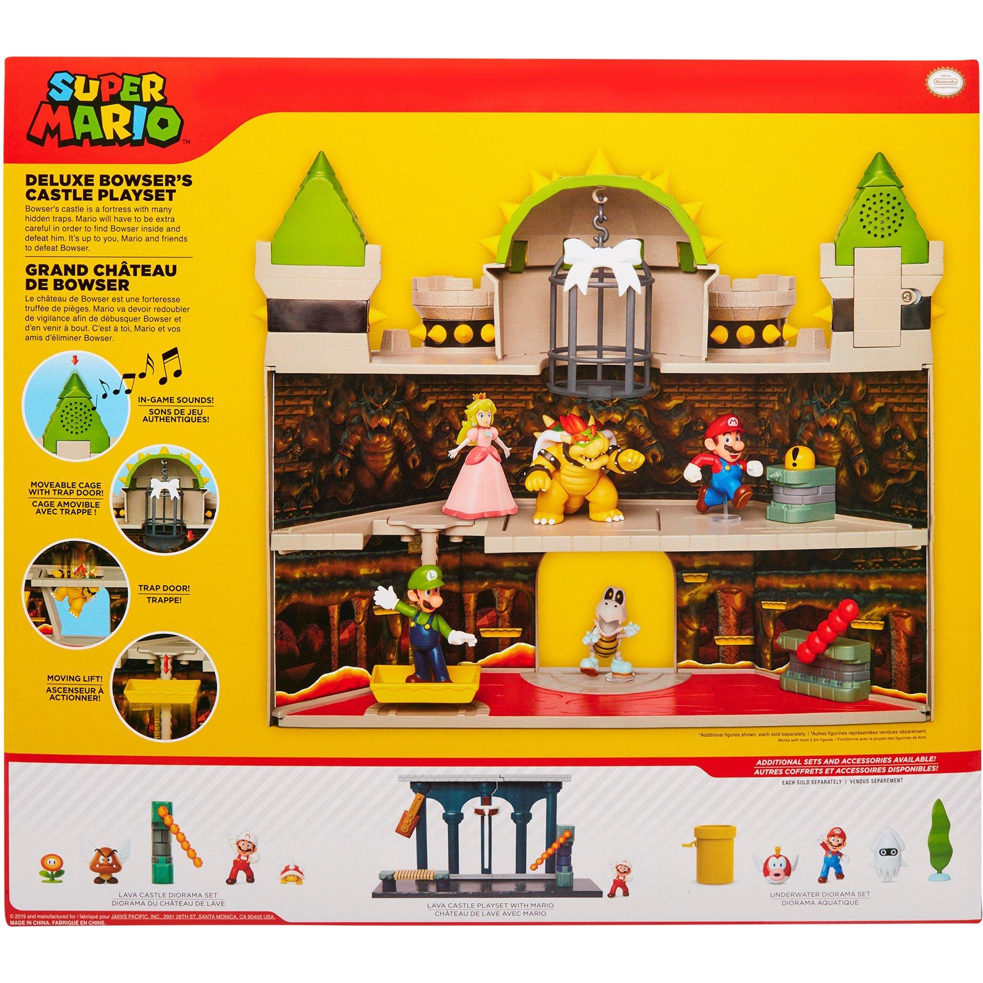 Jakks - Super Mario - Super Mario 2.5 Bowser Castle Playset - 2