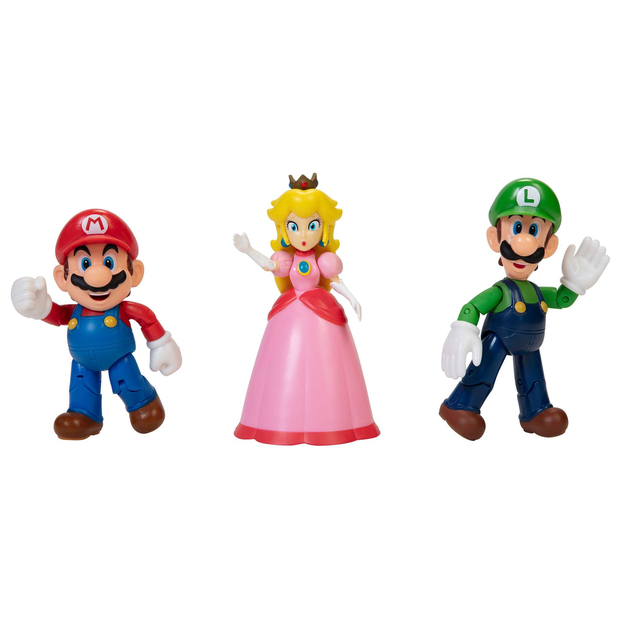 Jakks - Super Mario - Super Mario 4 3 pack Mushroom Kingdom Diorama Set - 2