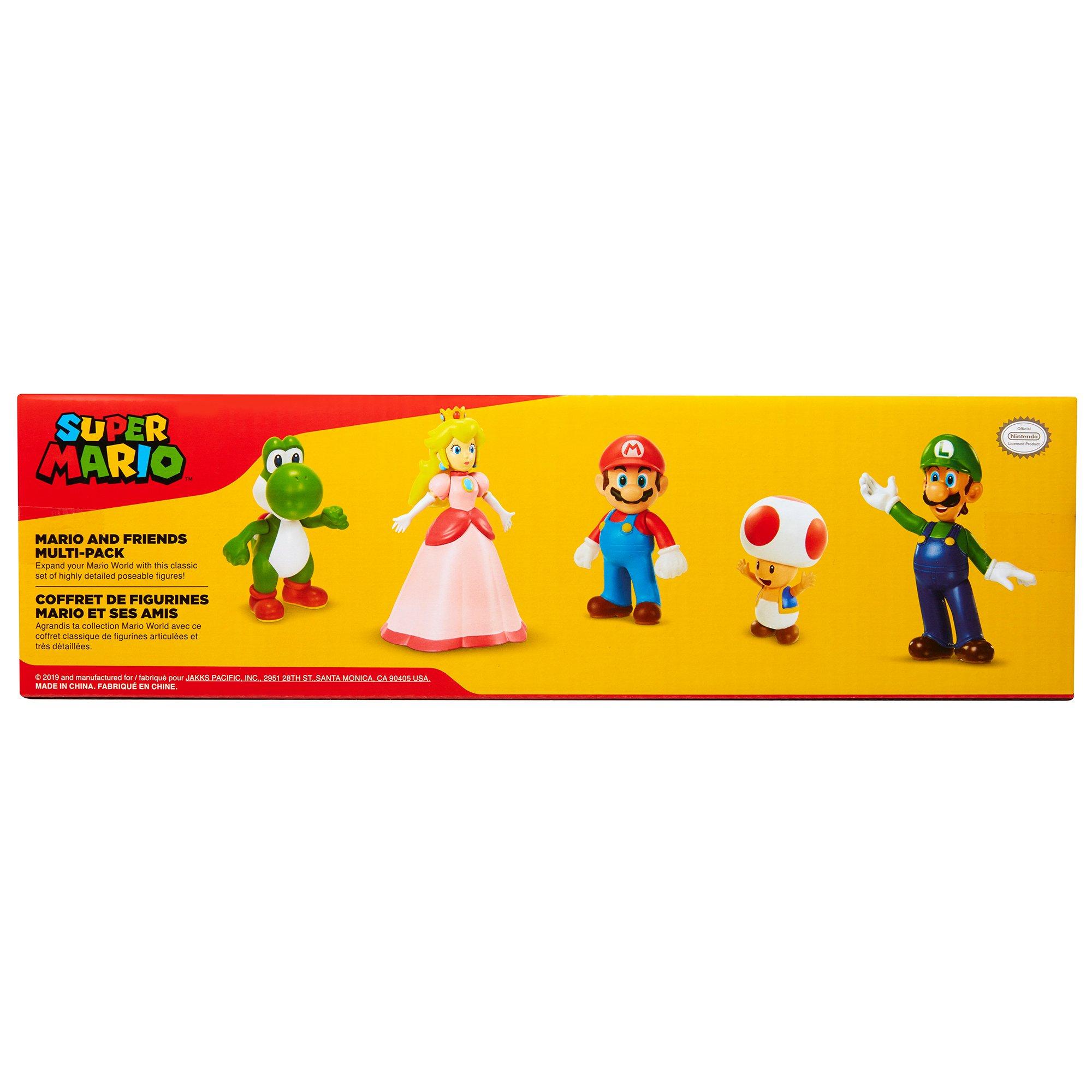 Jakks - Super Mario - Mario & Friends- 25 Figurine 5-pack - Boxset Exclusive - 2