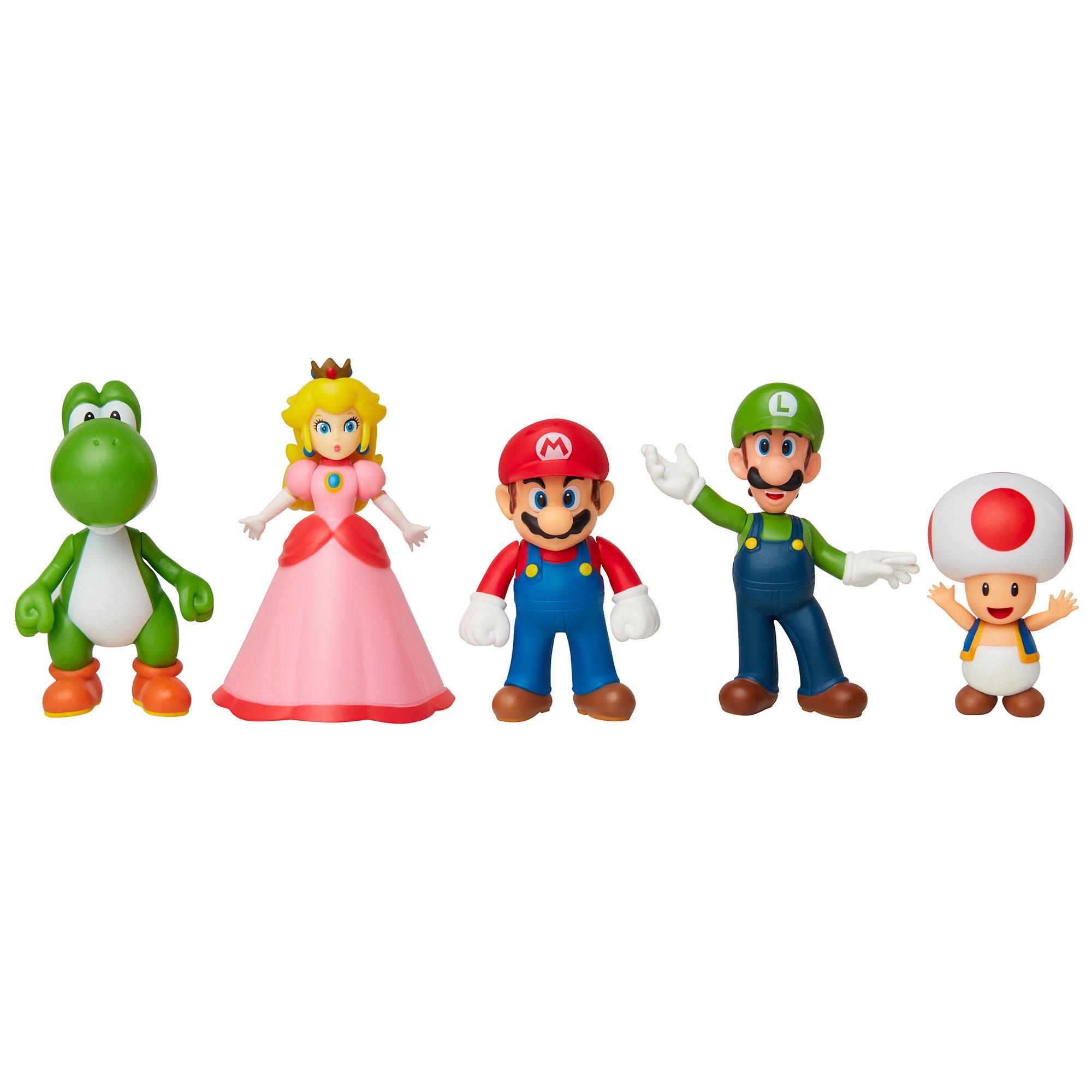 Jakks - Super Mario - Mario & Friends- 25 Figurine 5-pack - Boxset Exclusive - 5