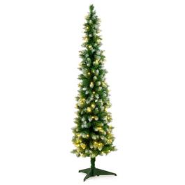 The Spirit Of Christmas Studio 6Ft Pre Lit Frosted Pencil Tree