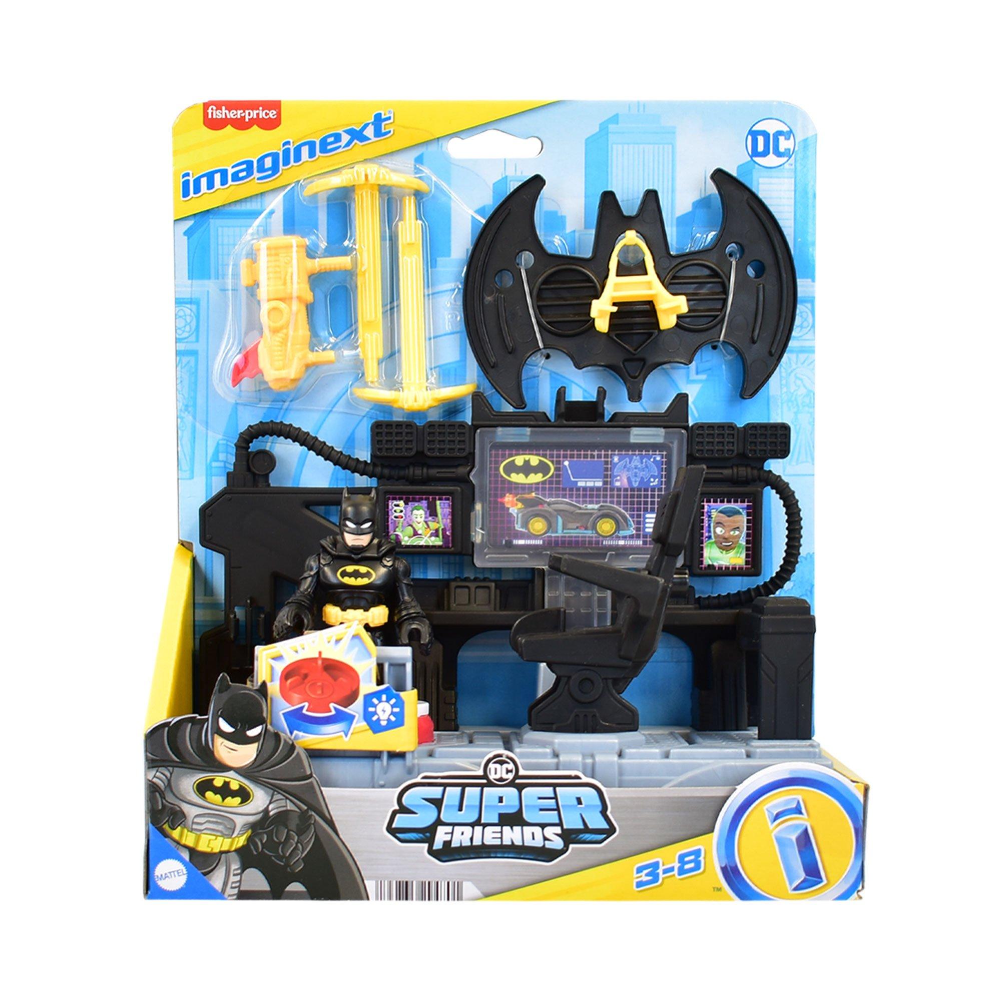 Multi - Mattel - Kids' Imaginext Super Friends Bat Command Center Action Figures