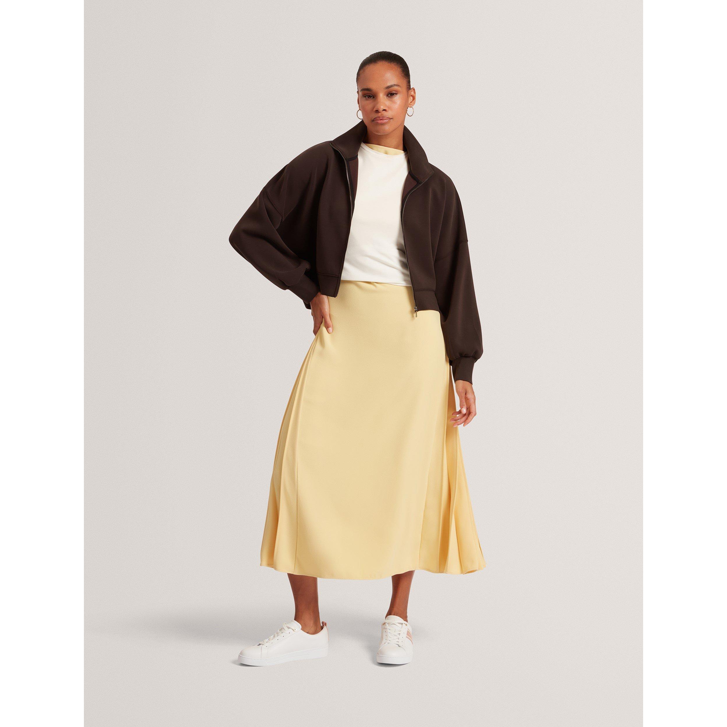 Dk-Brown - Ted Baker - Women's Funnelneck Full-Zip Fleece - 5