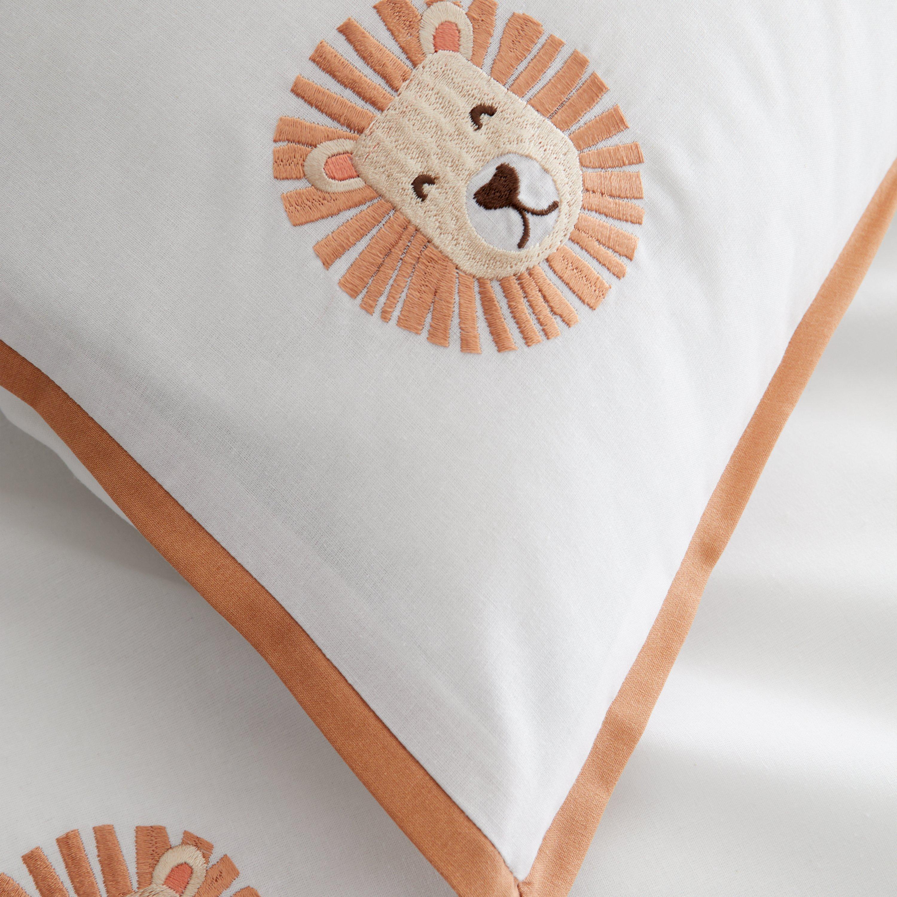 White - Catherine Lansfield - Lions Duvet Cover Set - 3