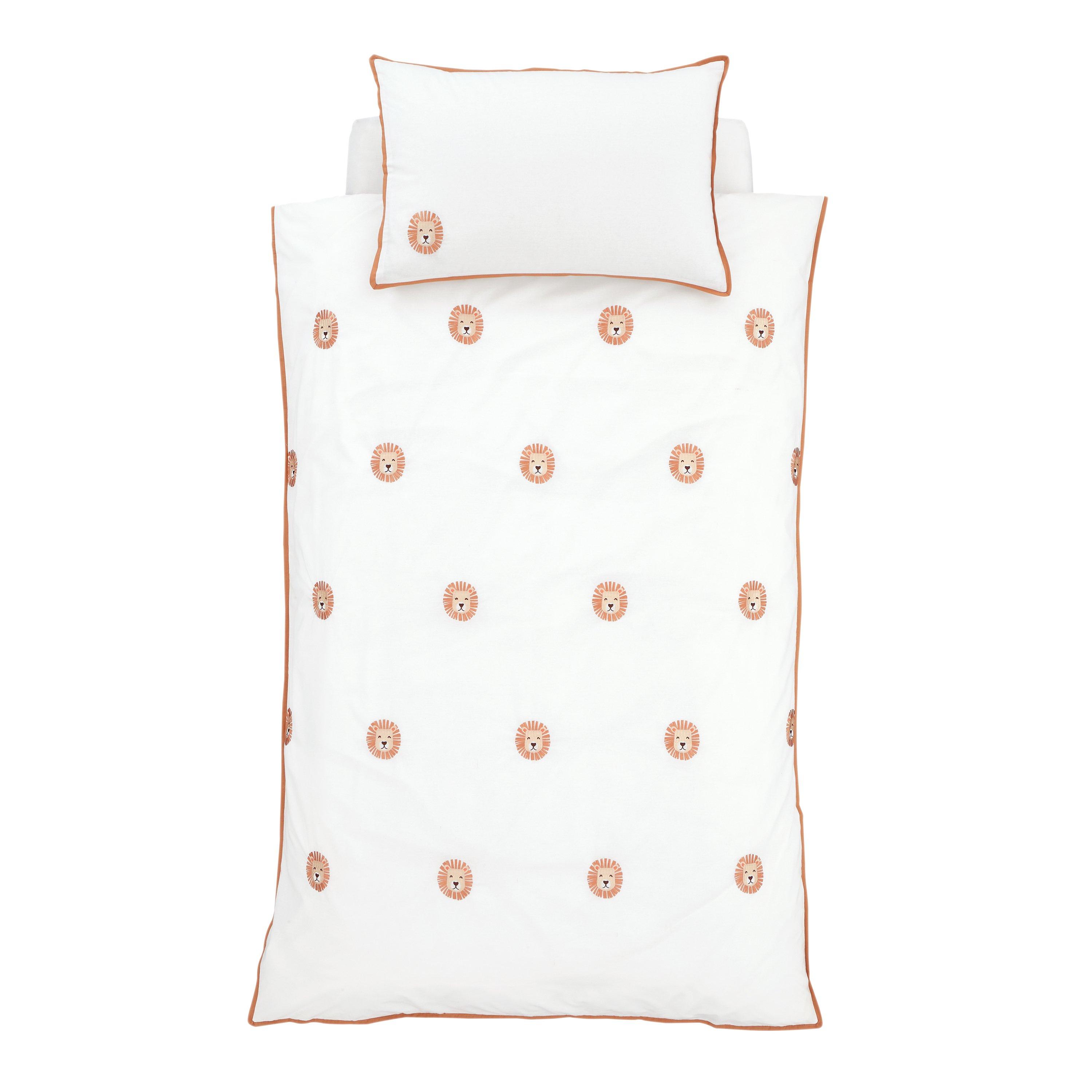 White - Catherine Lansfield - Lions Duvet Cover Set - 5