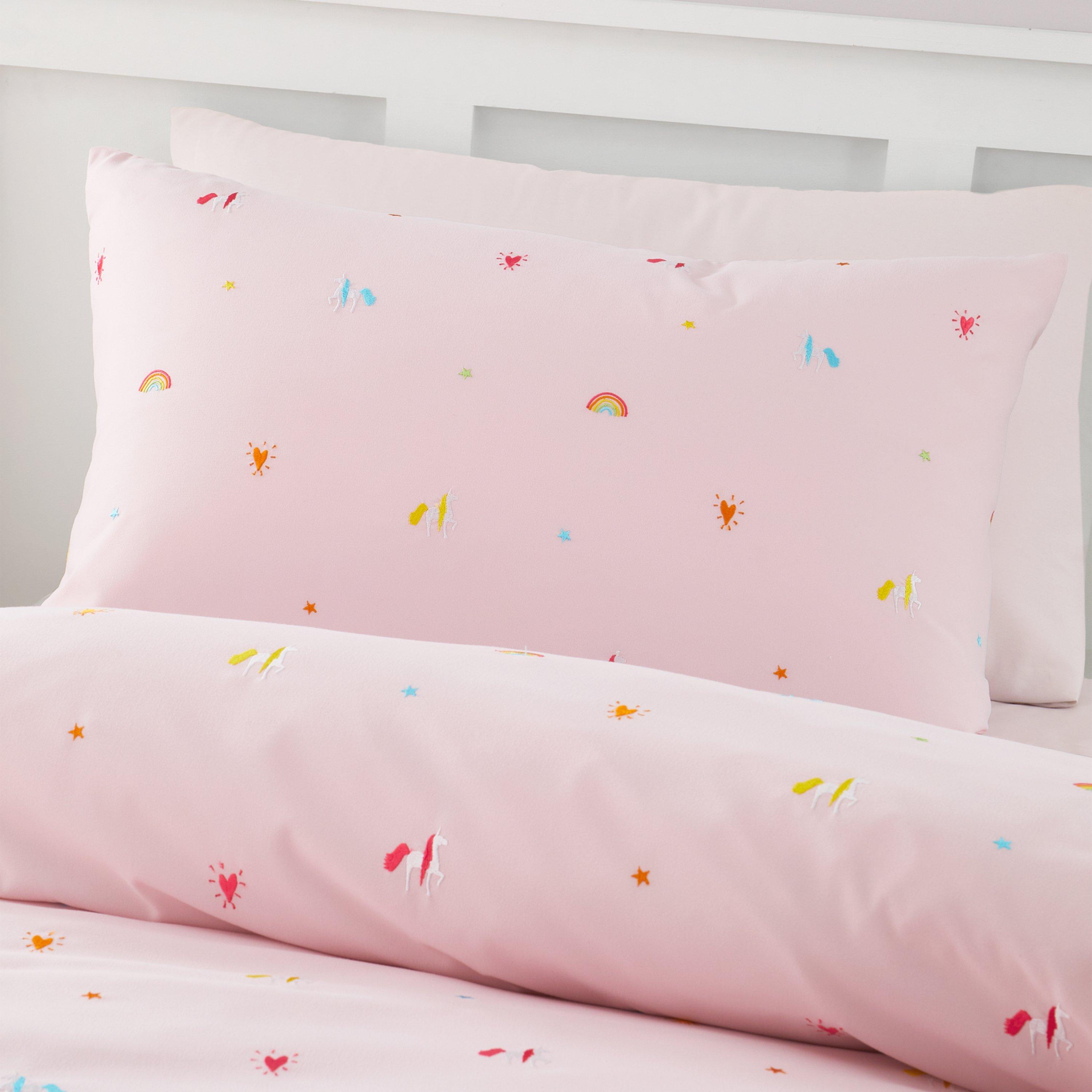 Pink - Catherine Lansfield - Unicorn Duvet Cover Set - 2