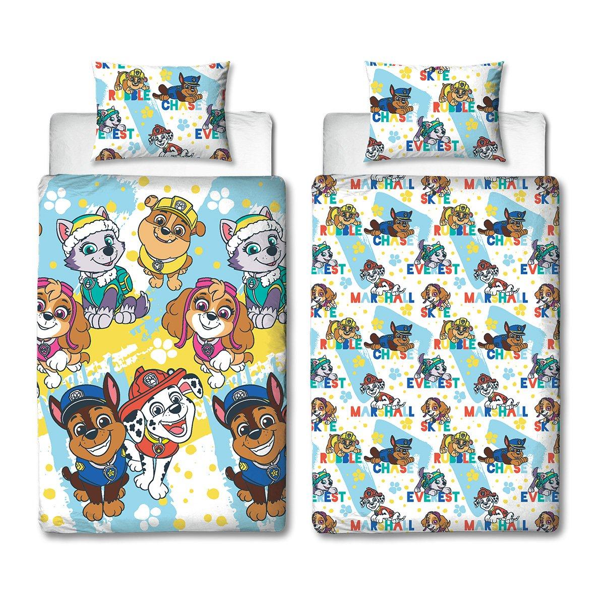 Azul - Paw Patrol - Splodge Rotary Single Duvet Set - 4