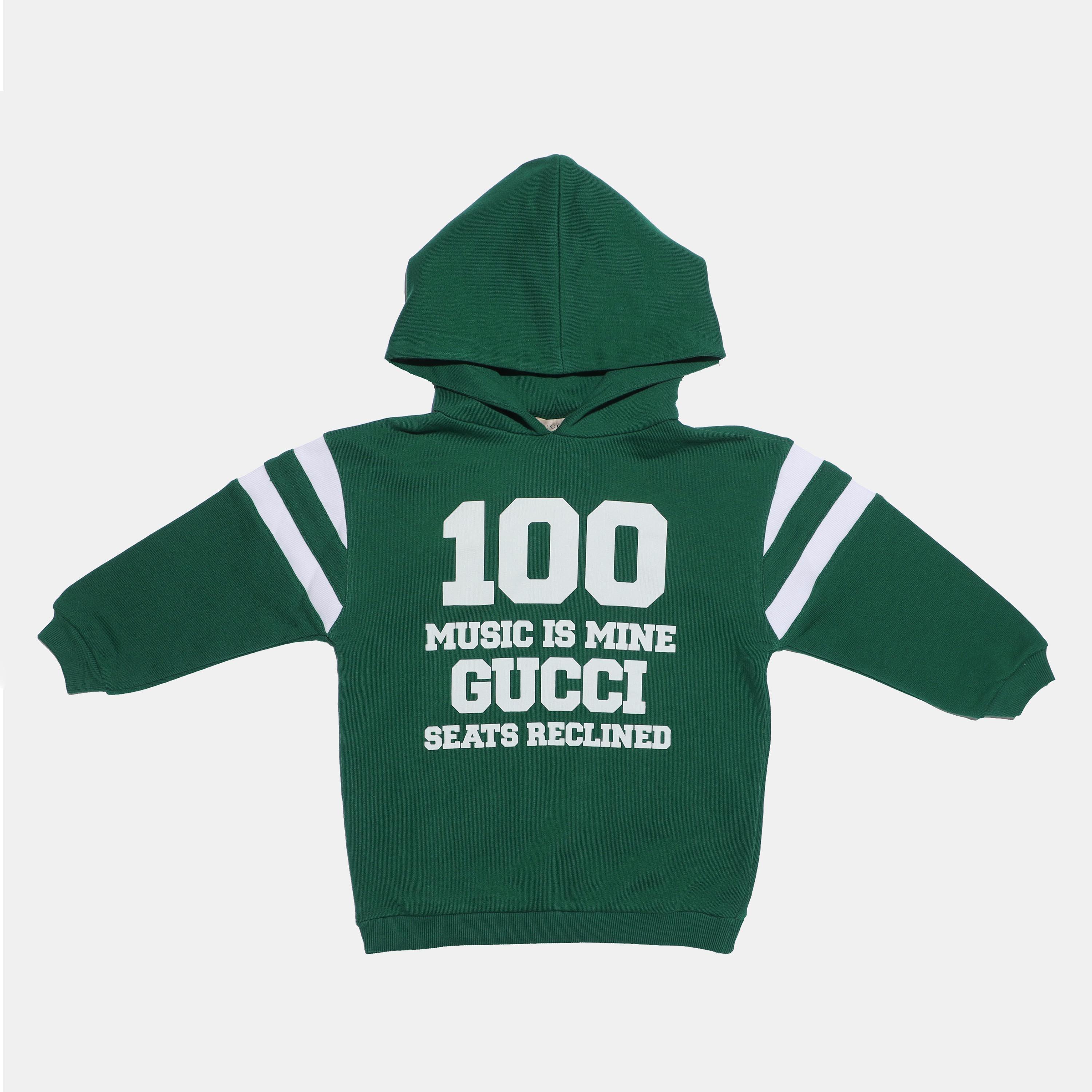 Emerald Green - Gucci - Unisex Kids' Crew Sweatshirt - 1