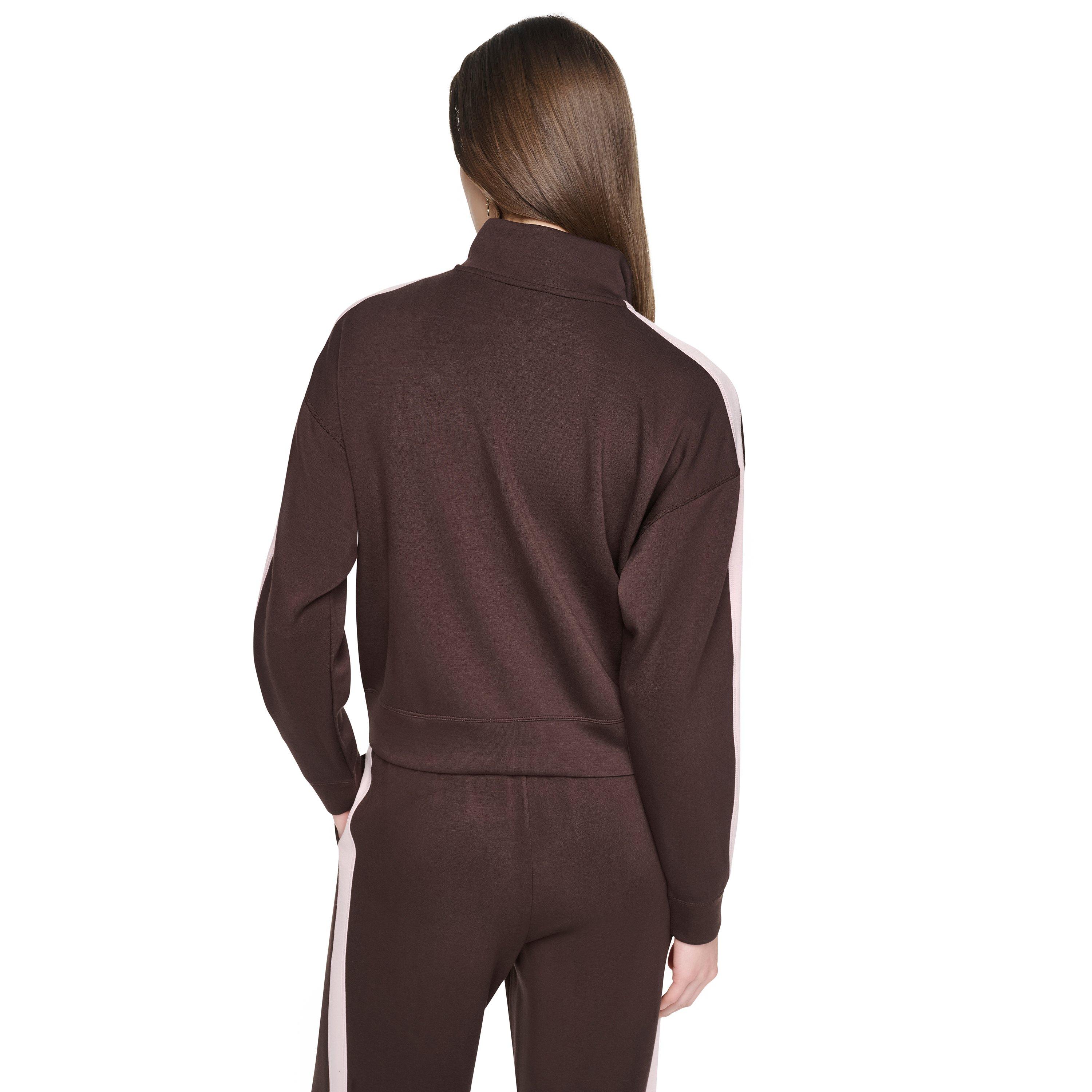 Espresso/ Blush - DKNY - DKNY Stripe FZ Trk Ld64 - 3