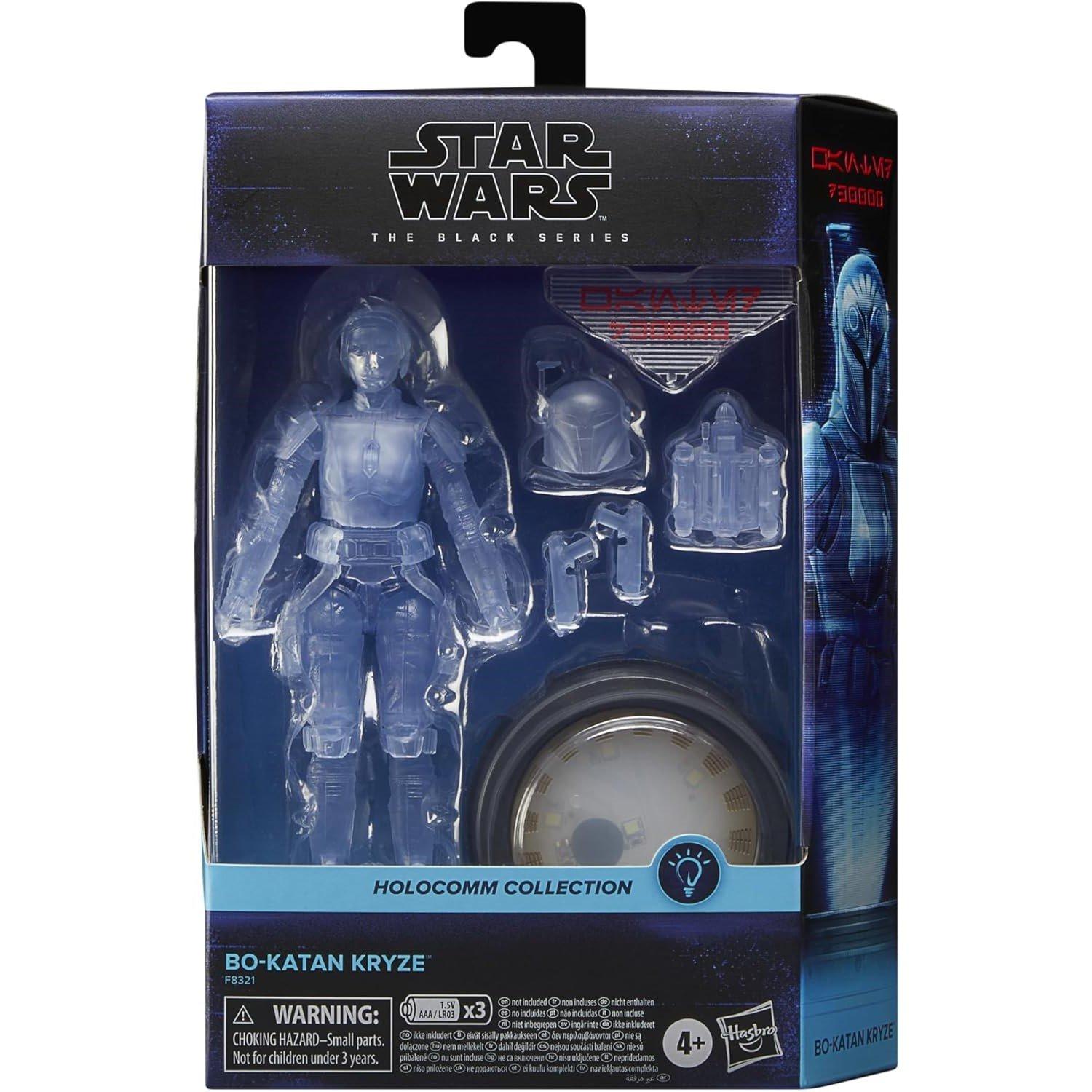 Multi - Star Wars - Hasbro Star Wars Bo-Katan Kryze Holocomm Collection Series Black Figure - 1