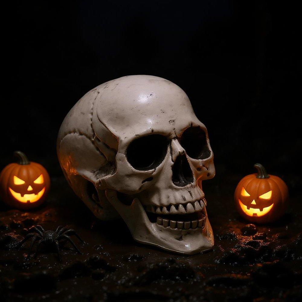 Skull - LIFE IDEAS - LIFE IDEAS 22cm Skull Tabletop Decoration 64 - 1