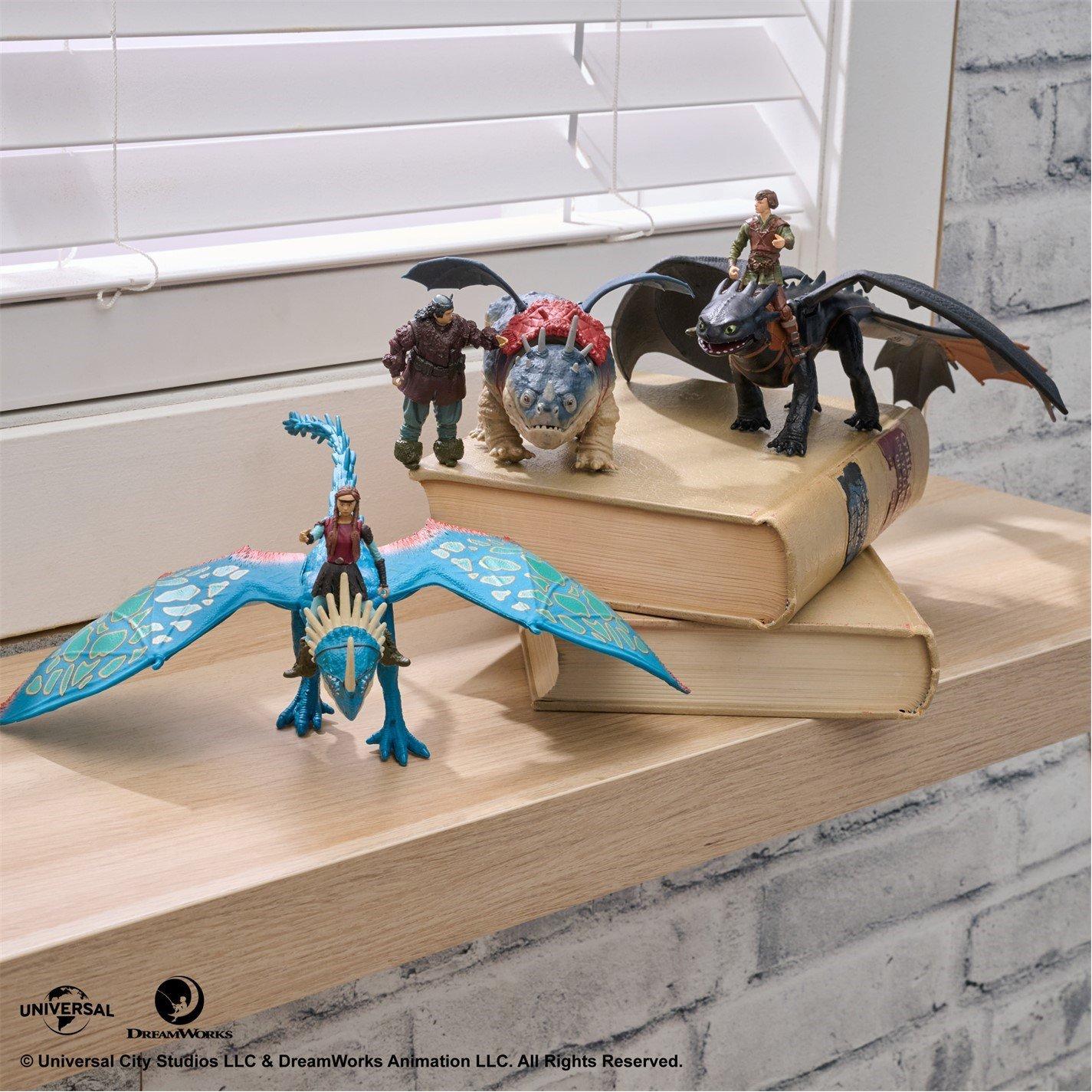 Asst - HTTYD - to Train Your Dragon Movie - Dragon & Viking Action Figure Set Assortment - 2
