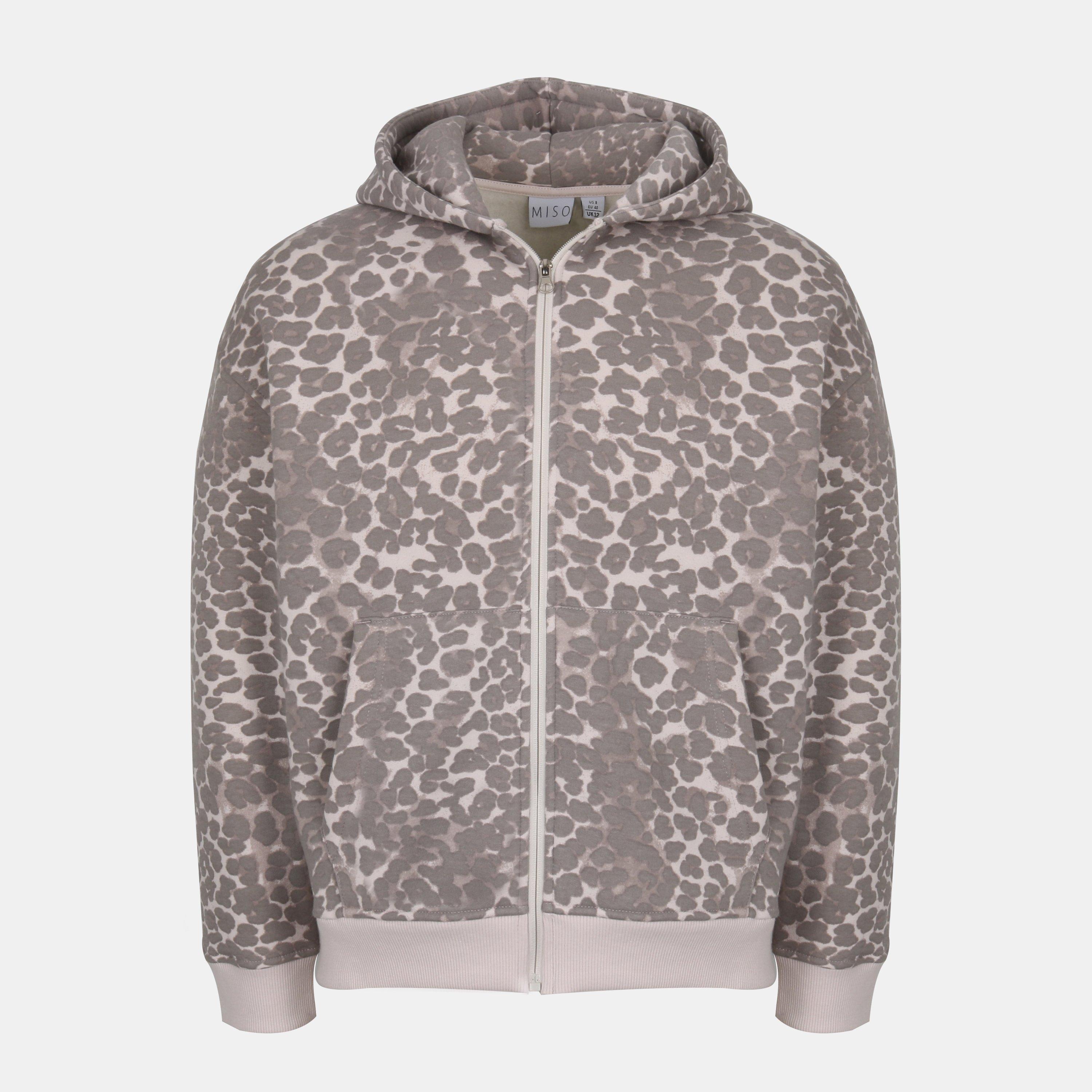 Leopardo - Miso - Women's Leopard Full-Zip Fleece - 1