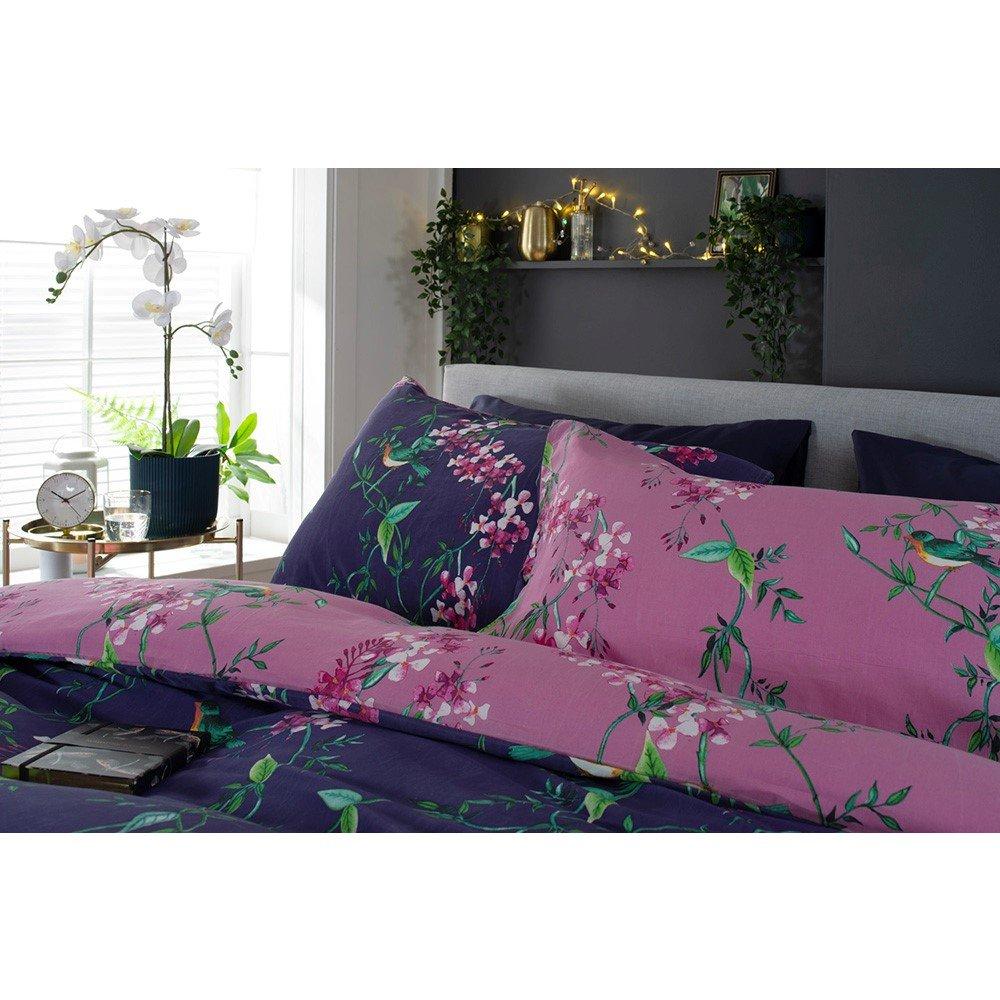 Printed - Deyongs - Bird Garden Plum Duvet Set  99 - 2