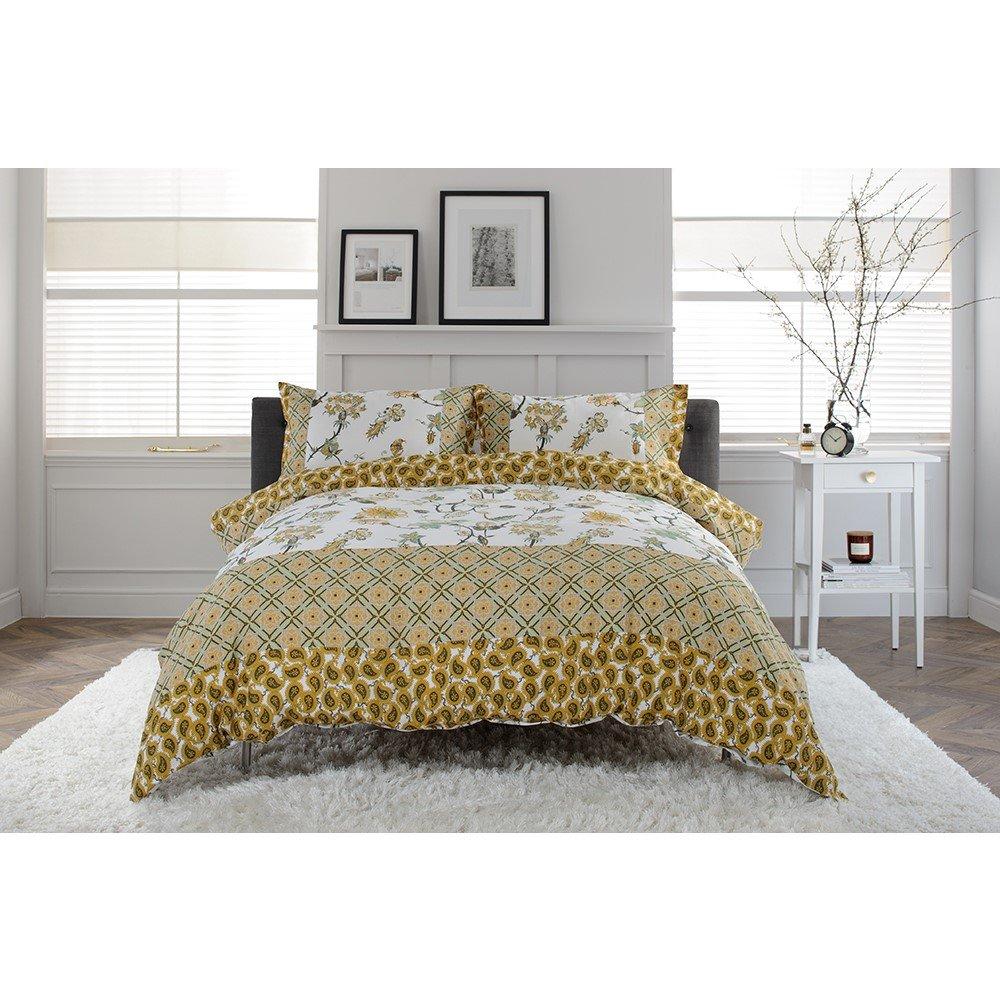 Deyongs  Jacobean Sage&Gold Duvet Set 99 - Printed - Single