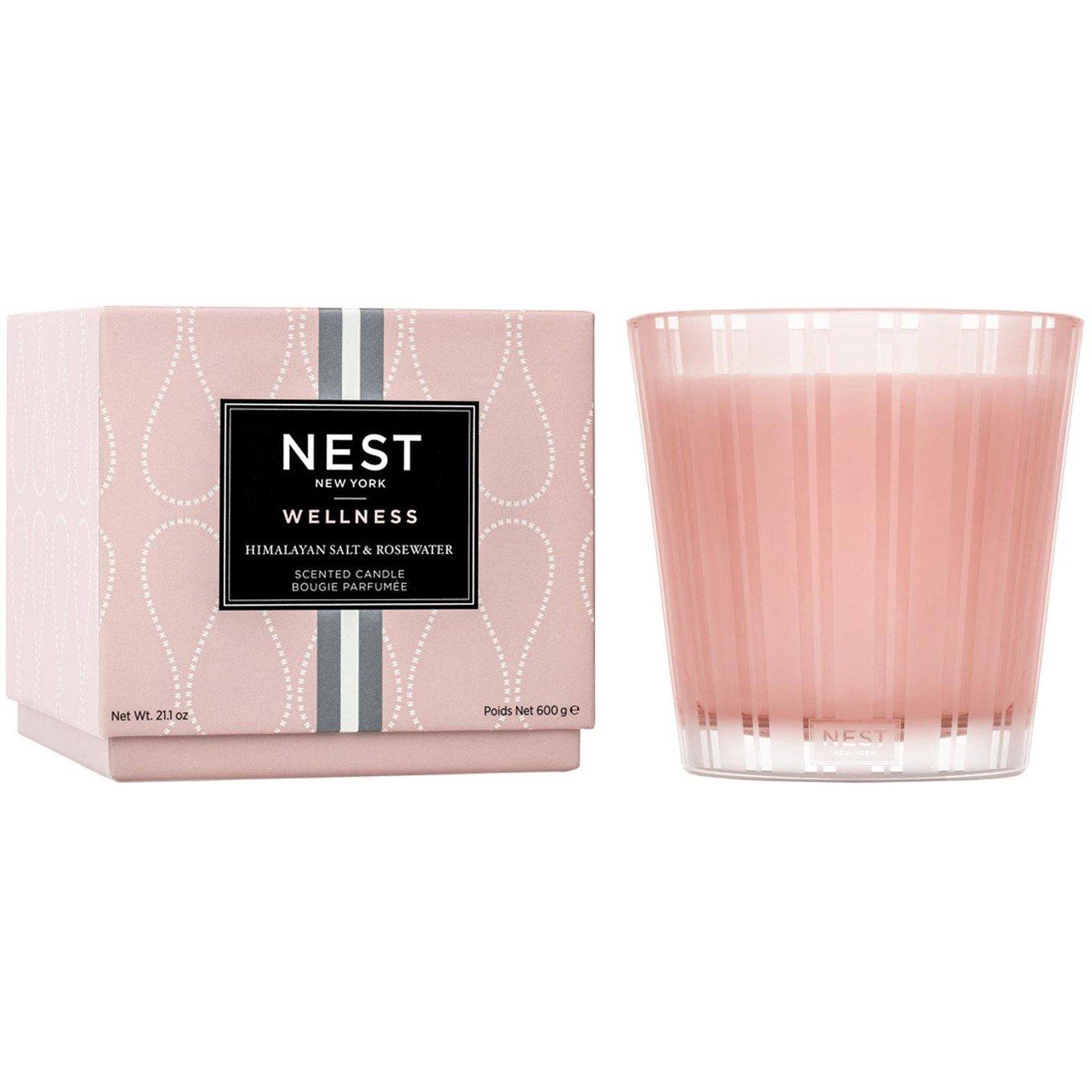 Nest New York  3 Wick Candle - 600G - Him Salt & Rose