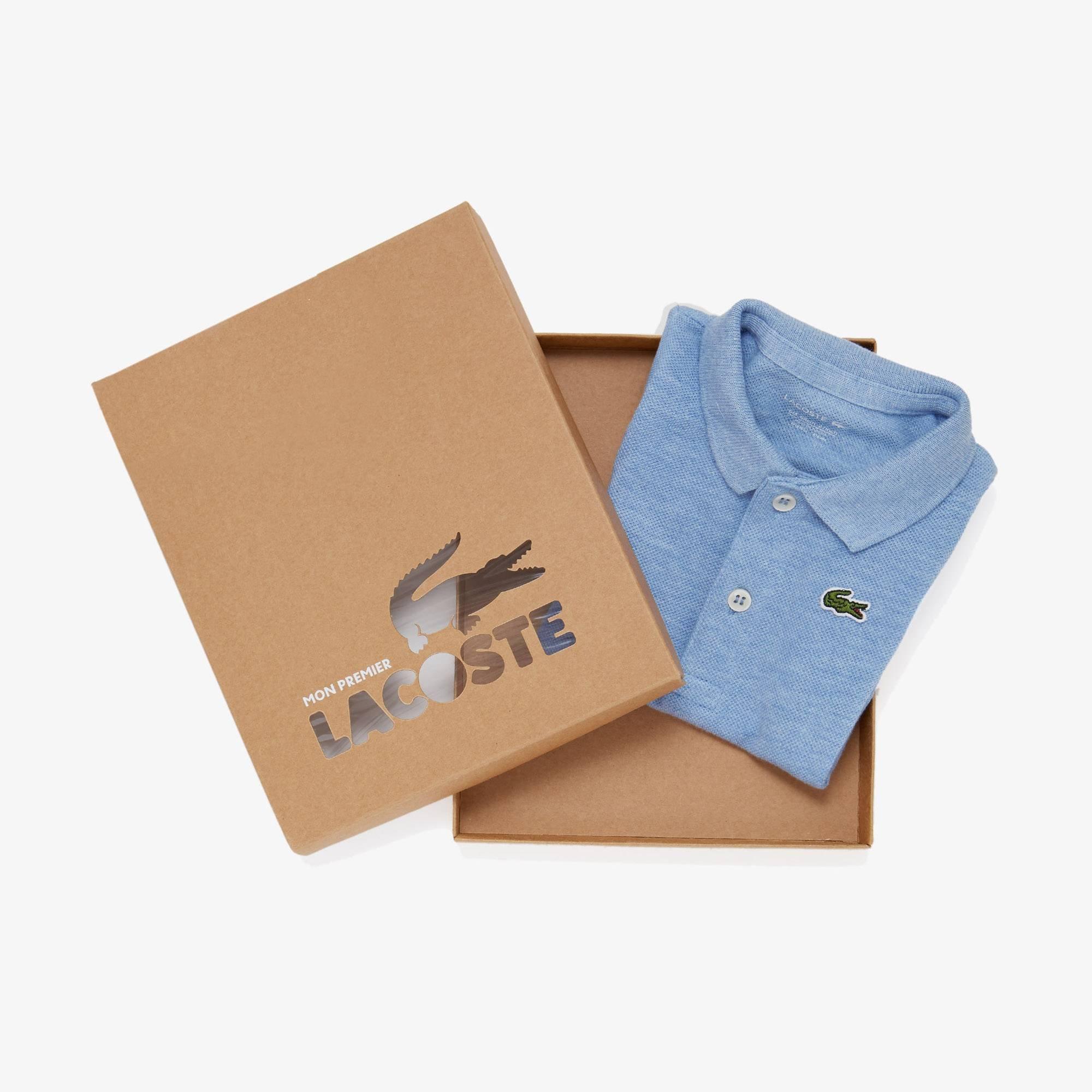 Blue T01 - Lacoste - My 1st Polo Bodysuit - 2
