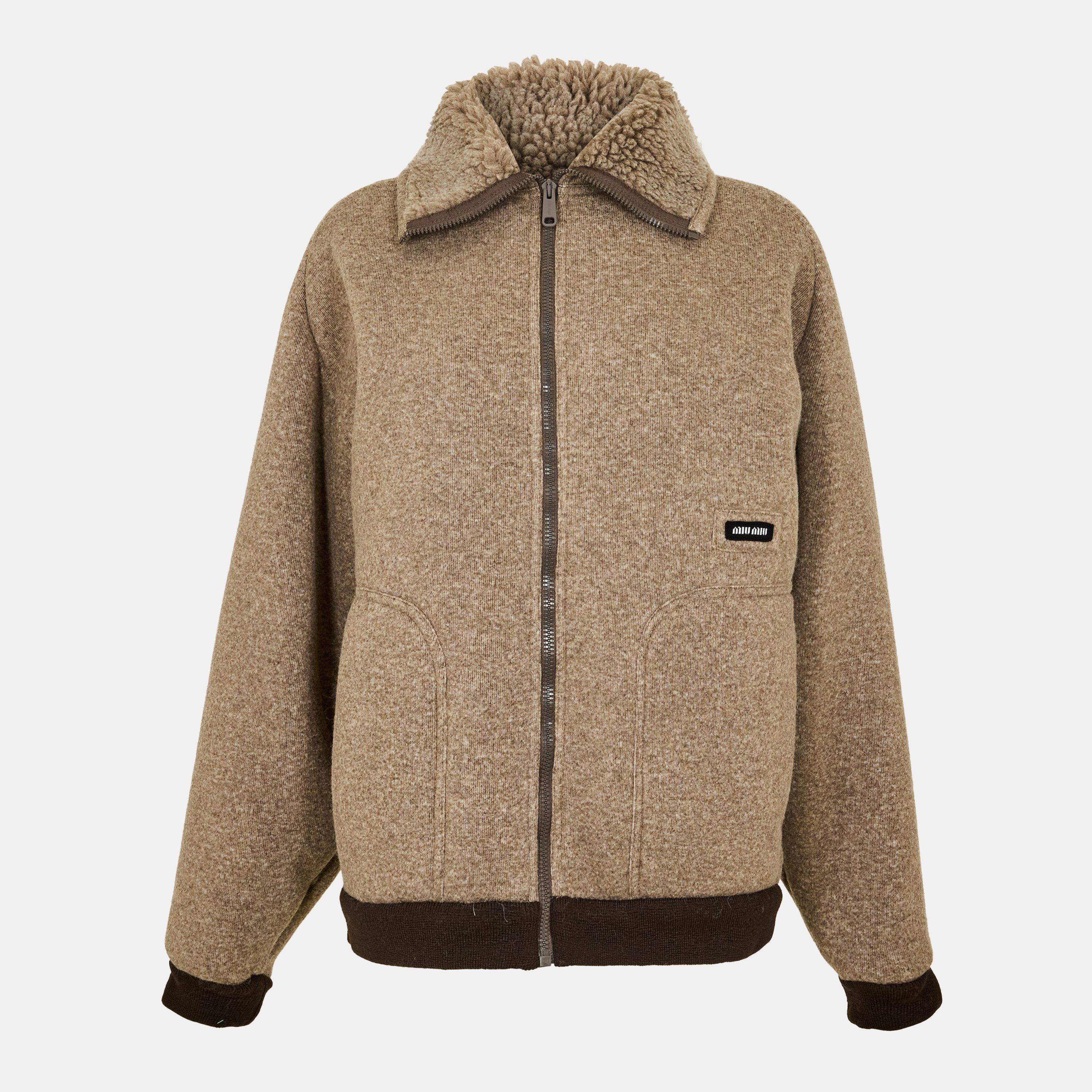 Corda - Miu Miu - Logo Fleece Jacket - 1