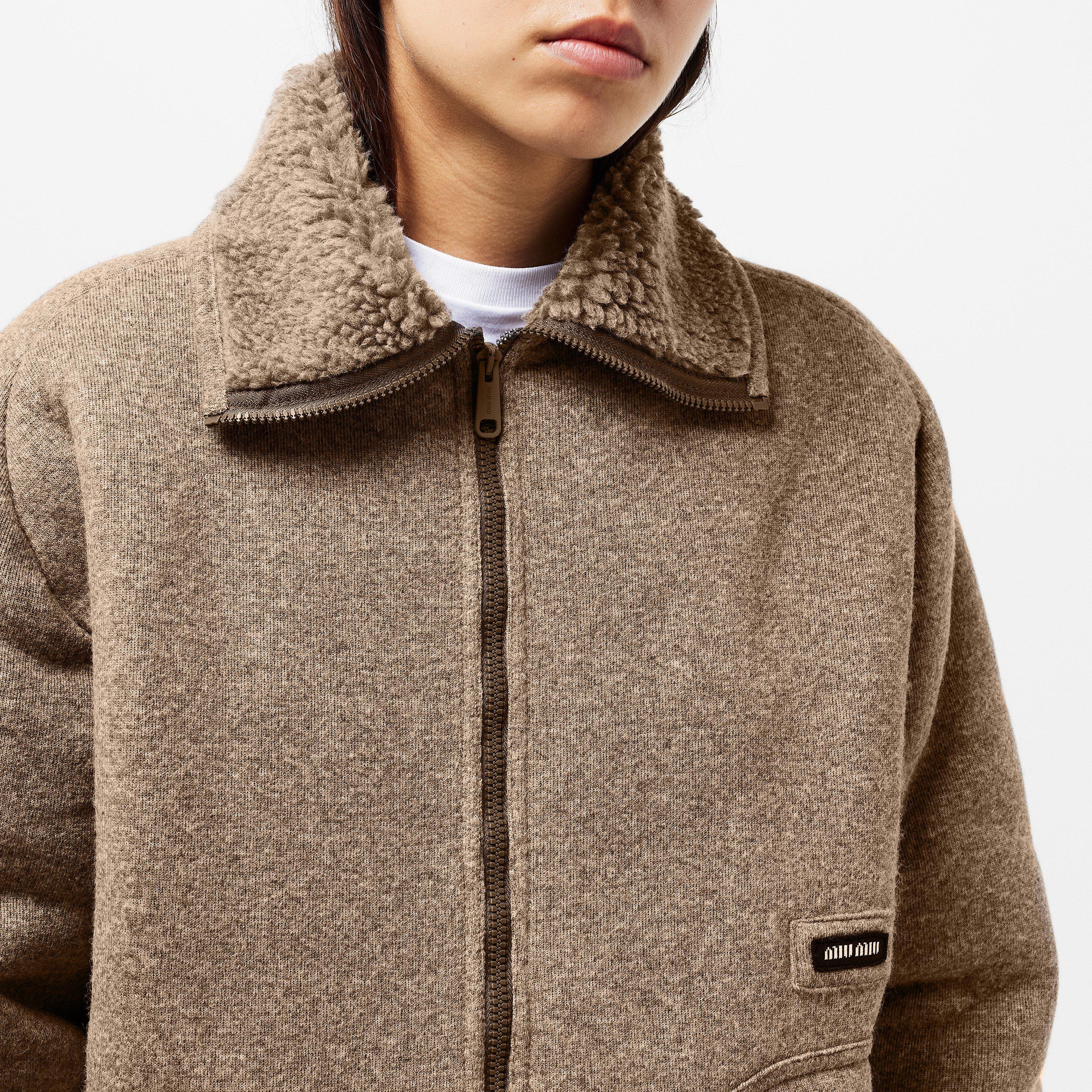 Corda - Miu Miu - Logo Fleece Jacket - 5