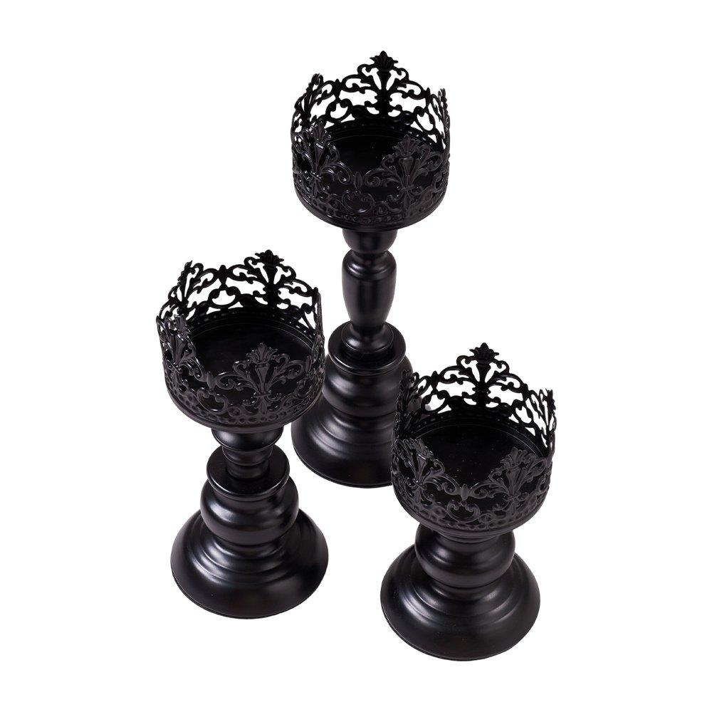 Iron - LIFE IDEAS - LIFE IDEAS 3pcs Candle Holders 64 - 2