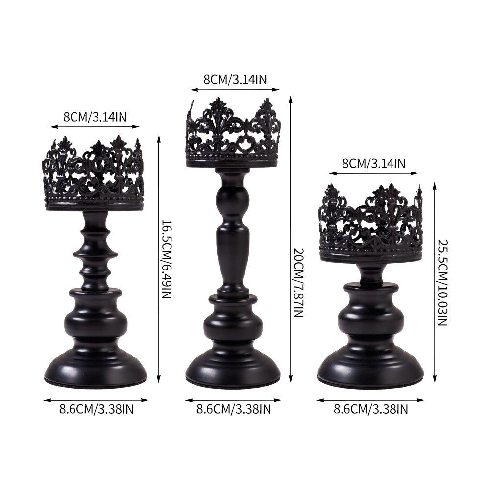 Iron - LIFE IDEAS - LIFE IDEAS 3pcs Candle Holders 64 - 5