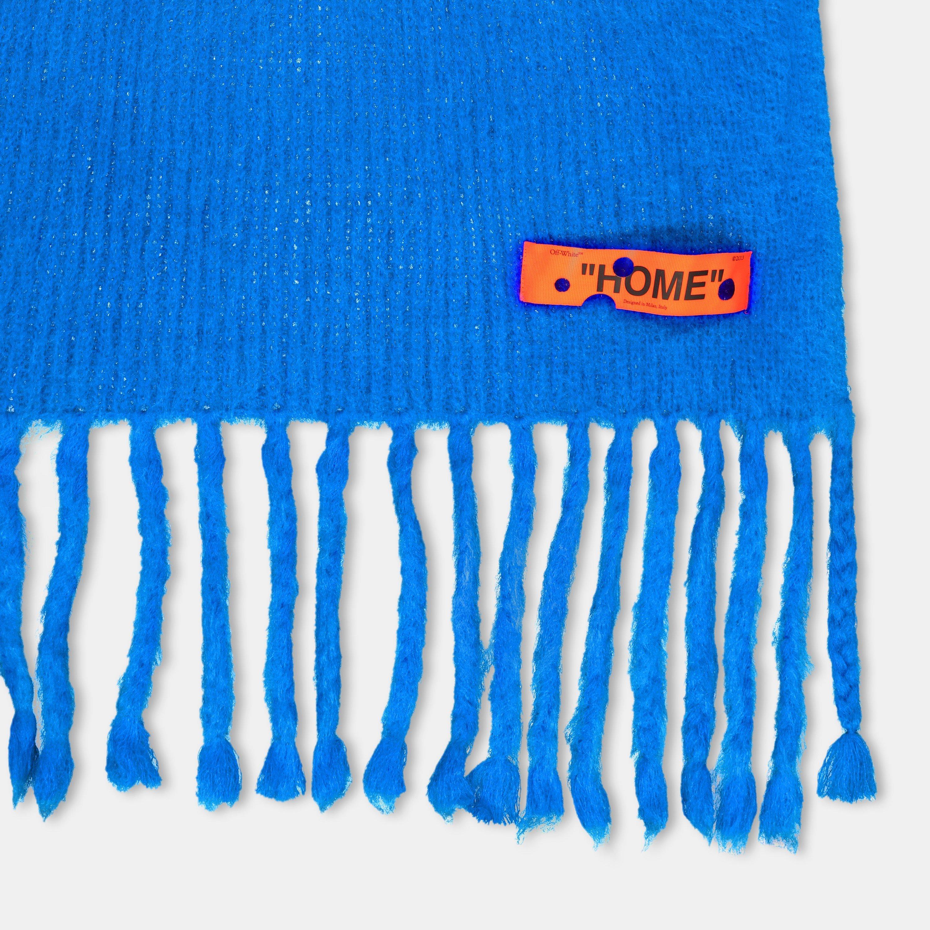 Blauw/Wit - Off White - Unisex Arrow Blanket 99 Arrow Motif Blanket - 2