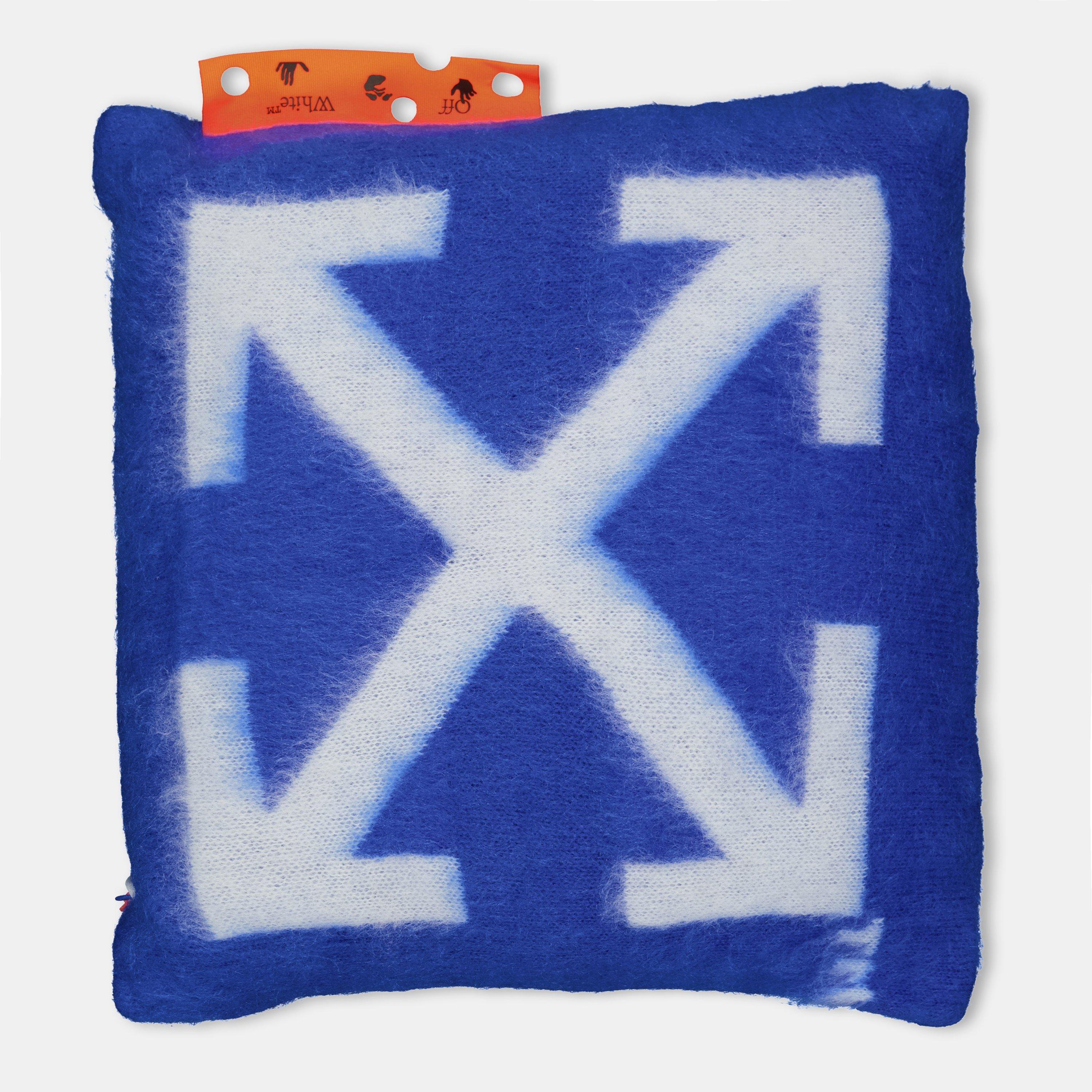 Blauw/Wit - Off White - Pillow - 2