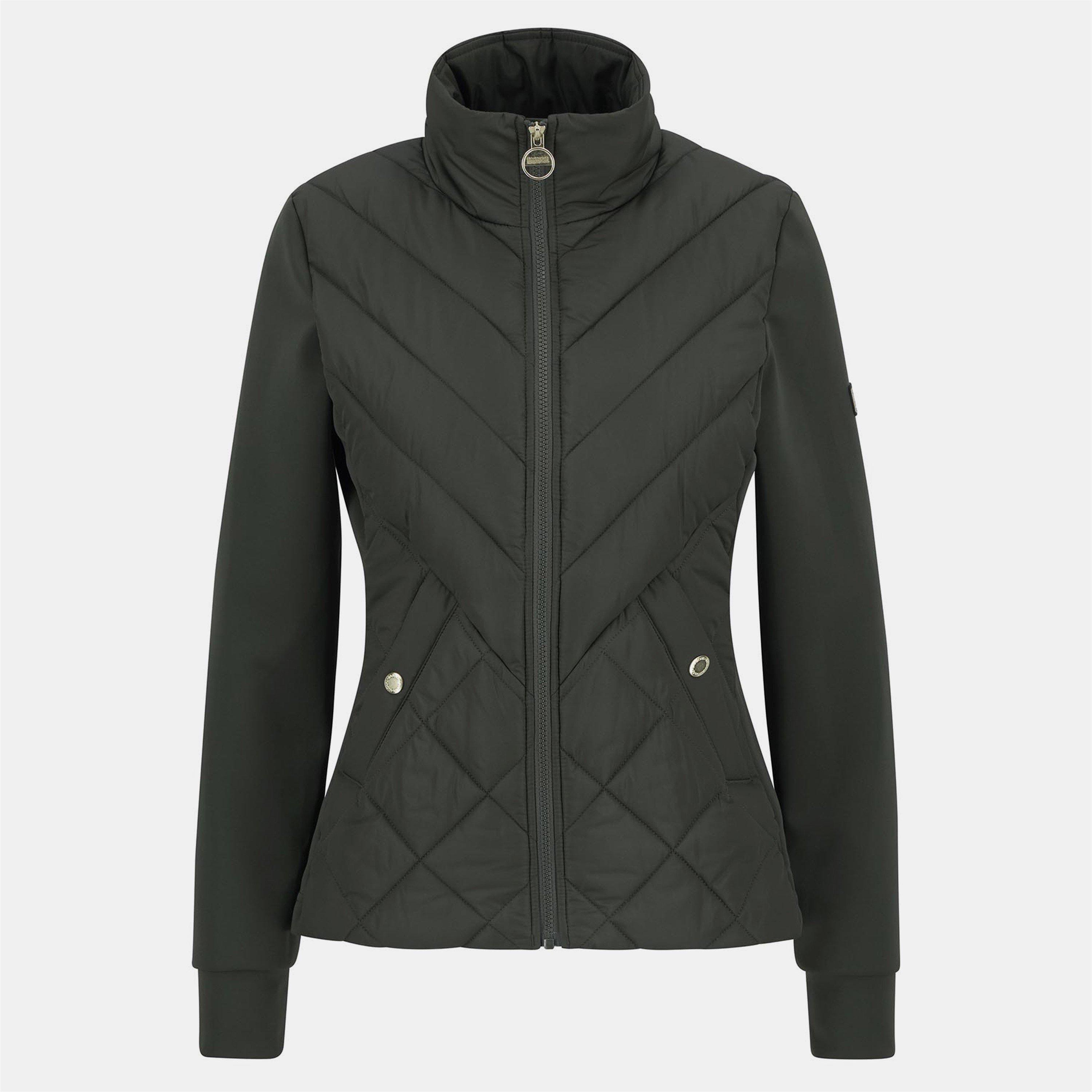 Envy - Barbour International - Women's Natalia Quilted Fleece Long Sleeve Hybrid Jacket - 1