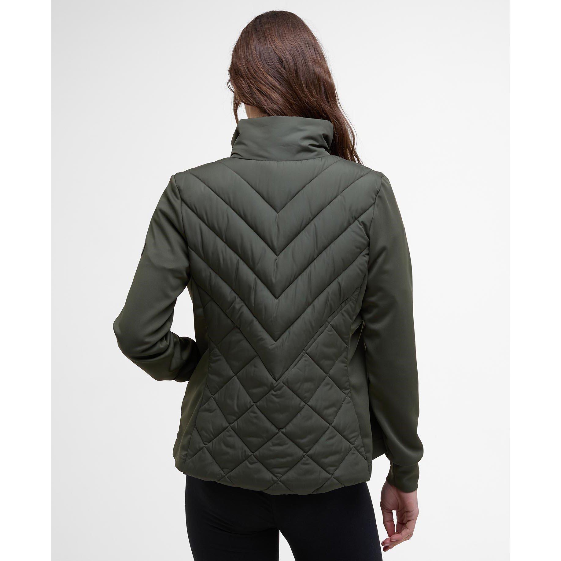 Envy - Barbour International - Women's Natalia Quilted Fleece Long Sleeve Hybrid Jacket - 3